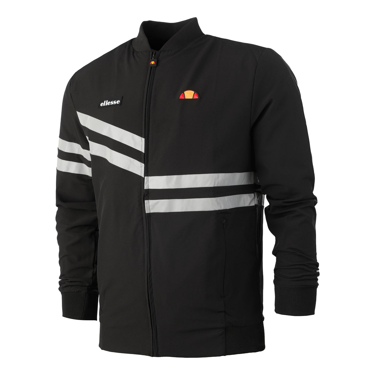 Ellesse Nano Training jacket Men - black, silver Ellesse Nano Training jacket Men - black, silver