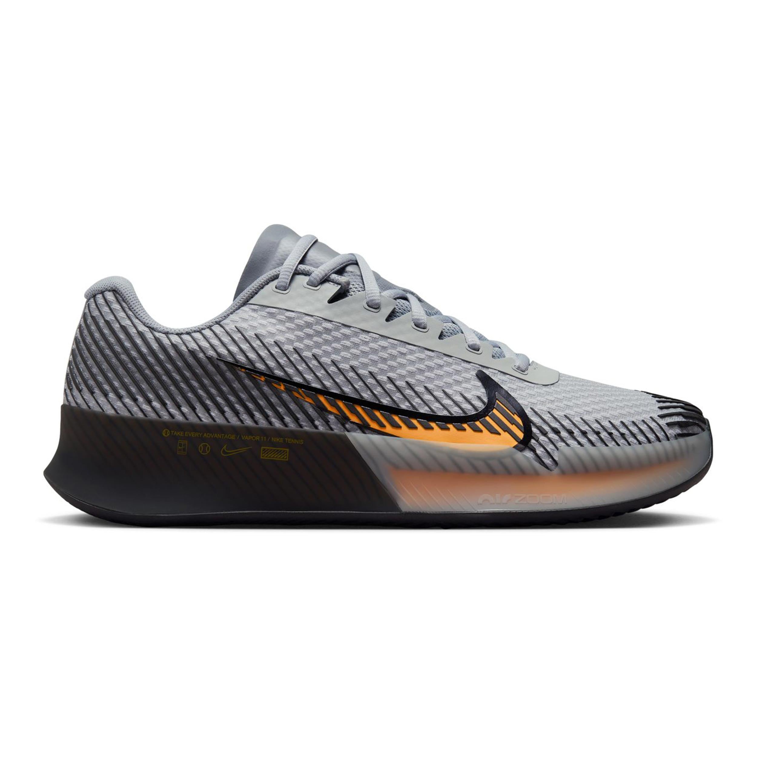 ナイキ　ズームヴェイパー11 Air Zoom Vapor 11 Clay court shoe Men - grey, orange | Tennis-Point