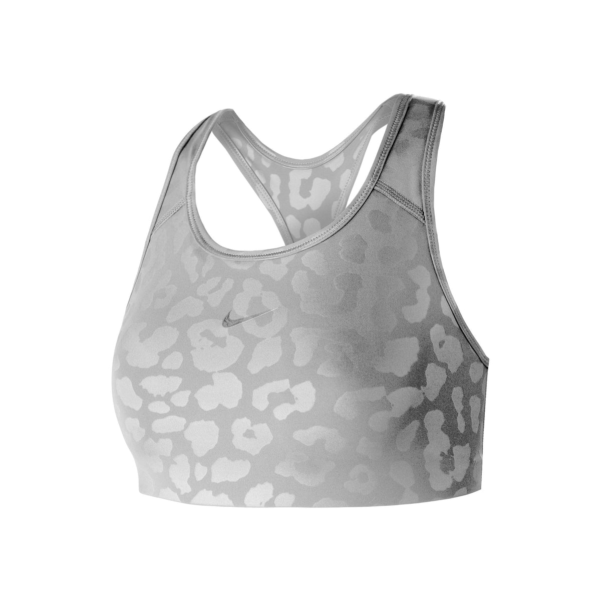 Nike Dri-Fit Leopard Shine Sports bras Women - grey, white Nike Dri-Fit Leopard Shine Sports bras Women - grey, white