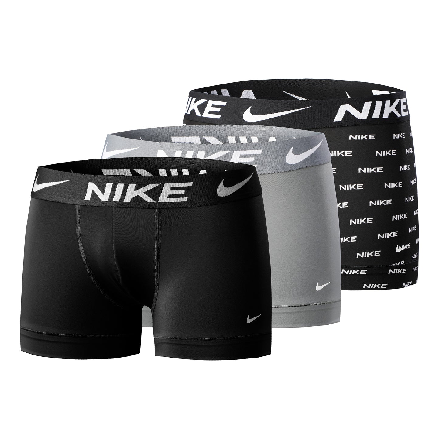 Nike Dri-FIT Essential Micro Trunk Boxer Shorts 3 Pack Men-Black,Grey Nike Dri-FIT Essential Micro Trunk Boxer Shorts 3 Pack Men-Black,Grey