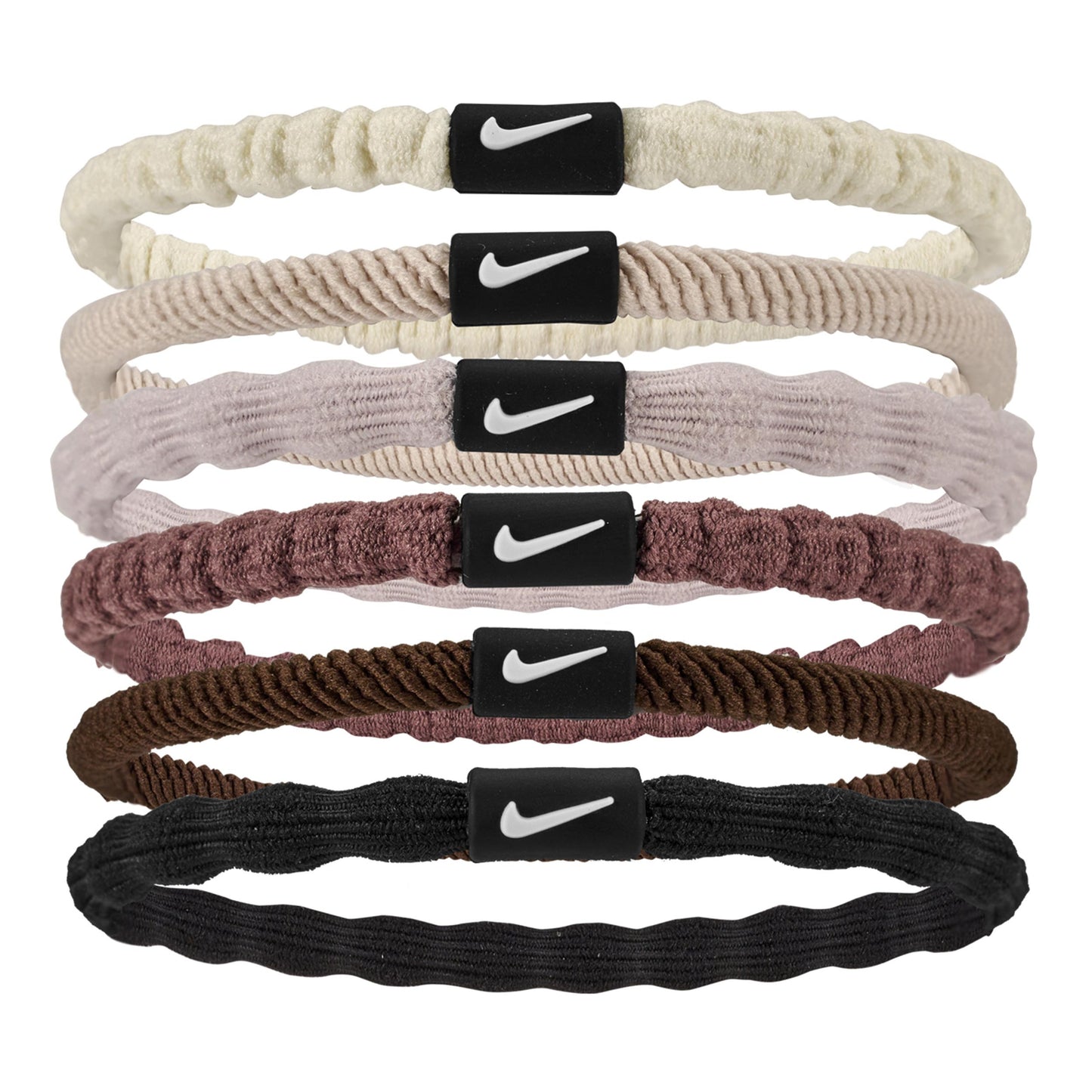 Nike Flex Hair Tie Hair band 6 Pack Unisex - cream, black Nike Flex Hair Tie Hair band 6 Pack Unisex - cream, black