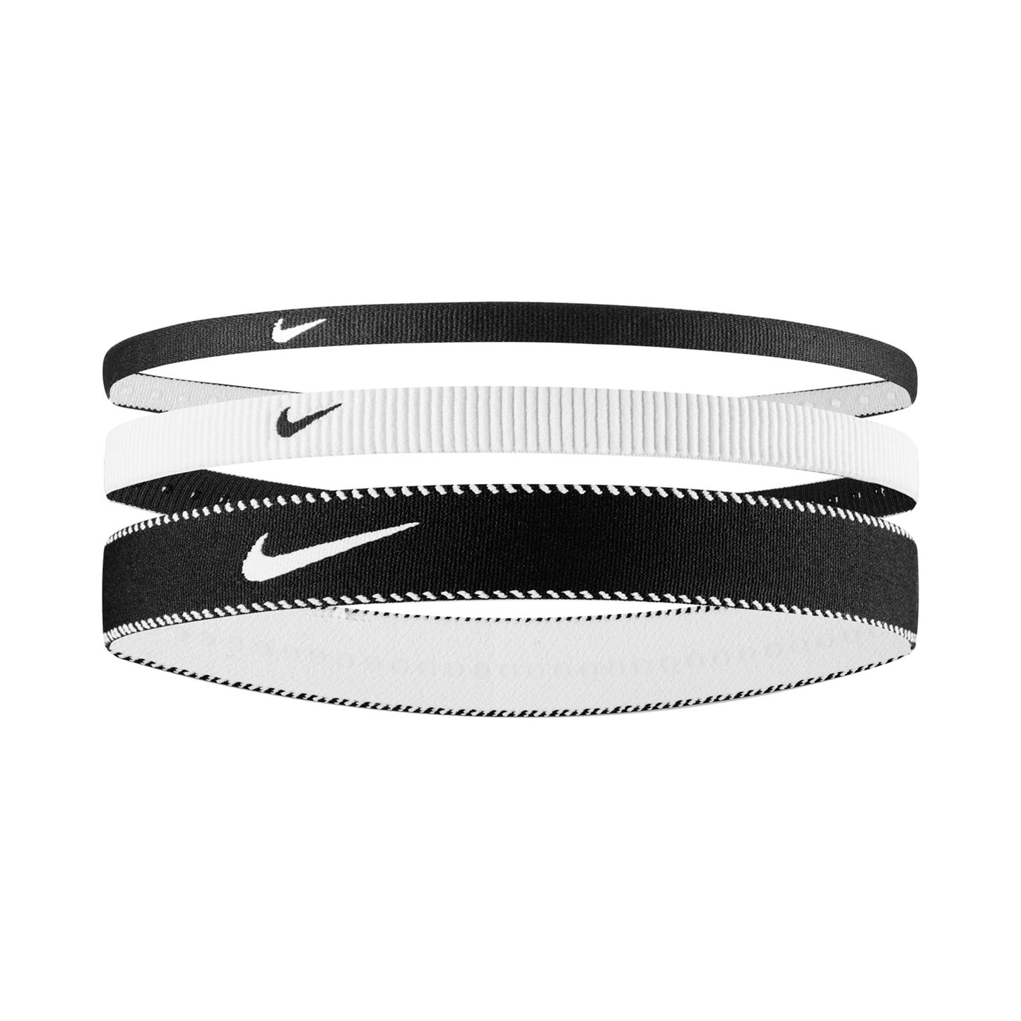 Nike Nike Flex Classic Mixed Hair Band 3 Pack-Black,White Nike Nike Flex Classic Mixed Hair Band 3 Pack-Black,White