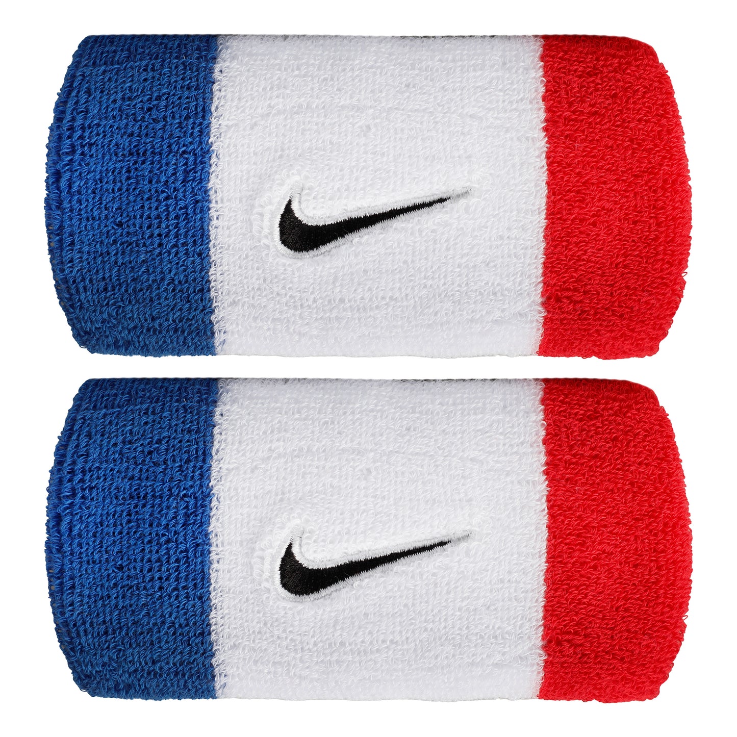Nike Swoosh Classic Doublewide Wristband long - blue, red Nike Swoosh Classic Doublewide Wristband long - blue, red