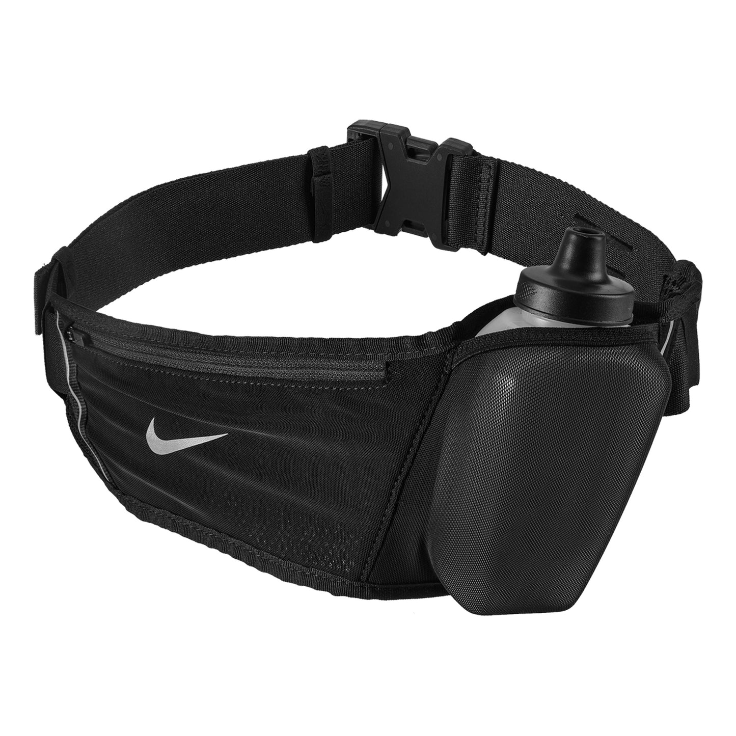 Nike Flex Stride Bottle 354ml Drink belt - black Nike Flex Stride Bottle 354ml Drink belt - black