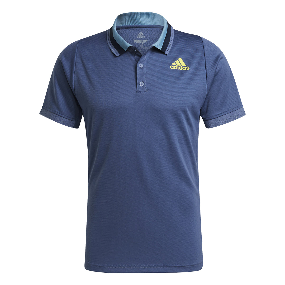 adidas Primeblue Freelift Heather Polo Men - dark blue, yellow adidas Primeblue Freelift Heather Polo Men - dark blue, yellow