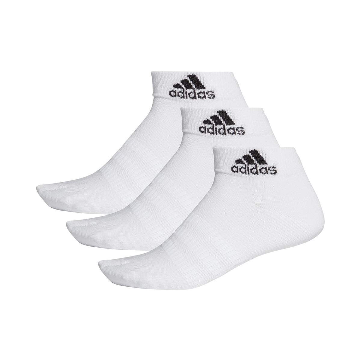 adidas Light Ankle Sports socks 3 Pack Unisex - white, black adidas Light Ankle Sports socks 3 Pack Unisex - white, black