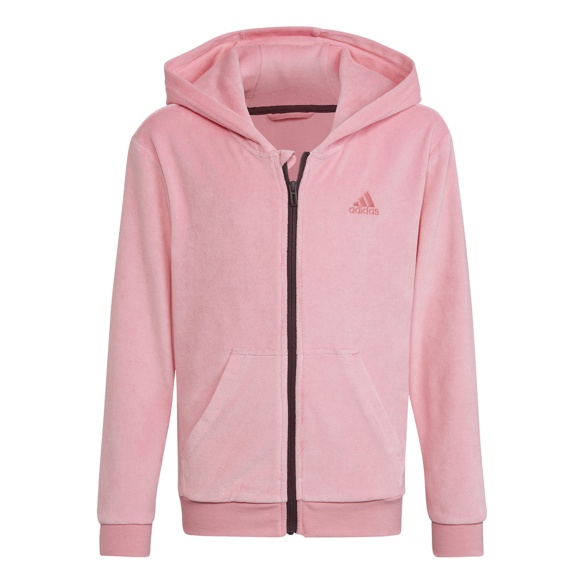 adidas Lounge Zip Hoodie Girls - pink, adidas Lounge Zip Hoodie Girls - pink,