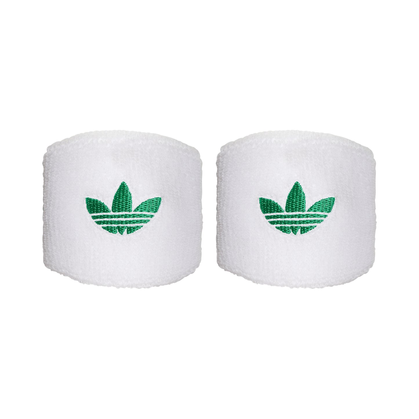 adidas Wristband short - white, green adidas Wristband short - white, green