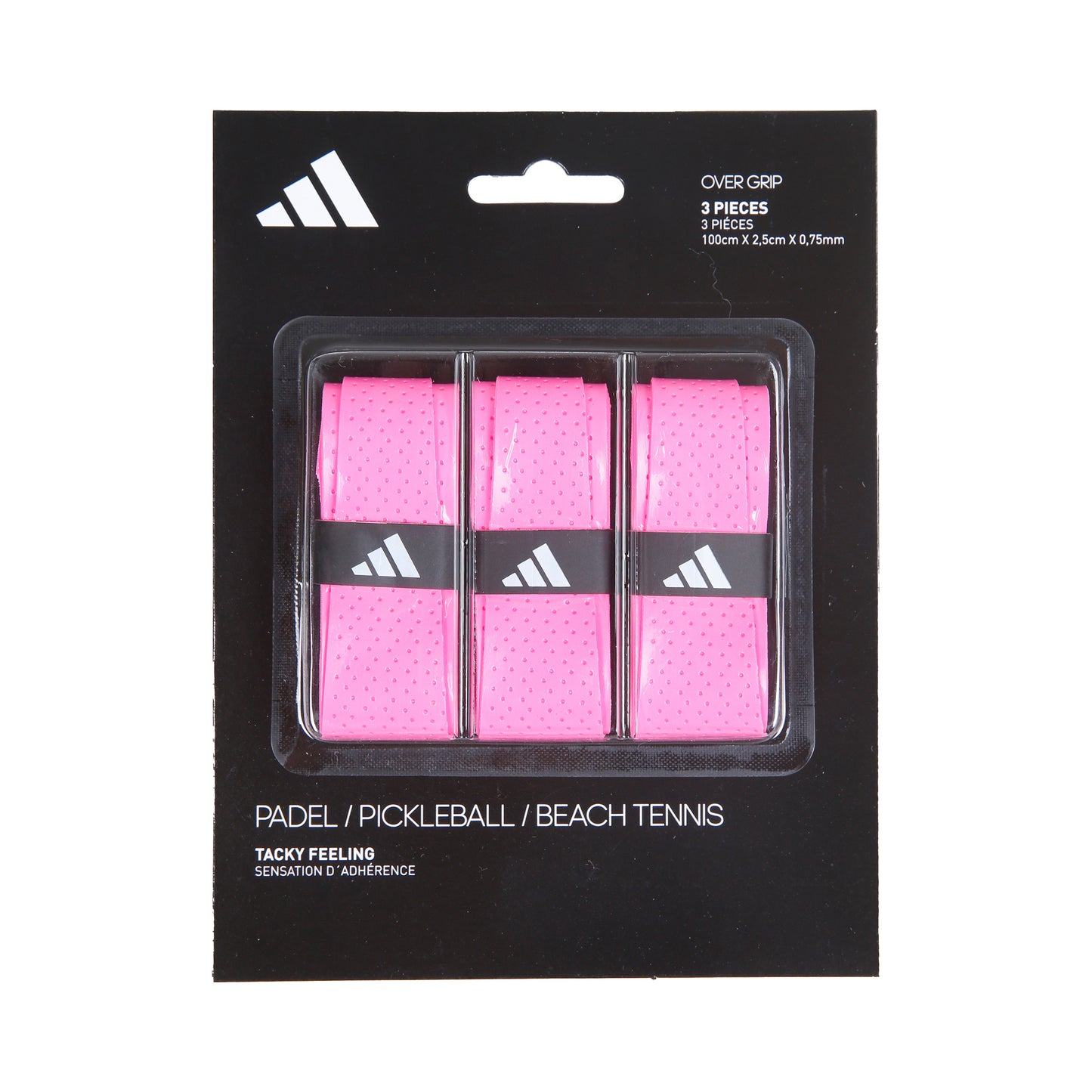 adidas Padel Overgrip 3 Pack-Pink adidas Padel Overgrip 3 Pack-Pink