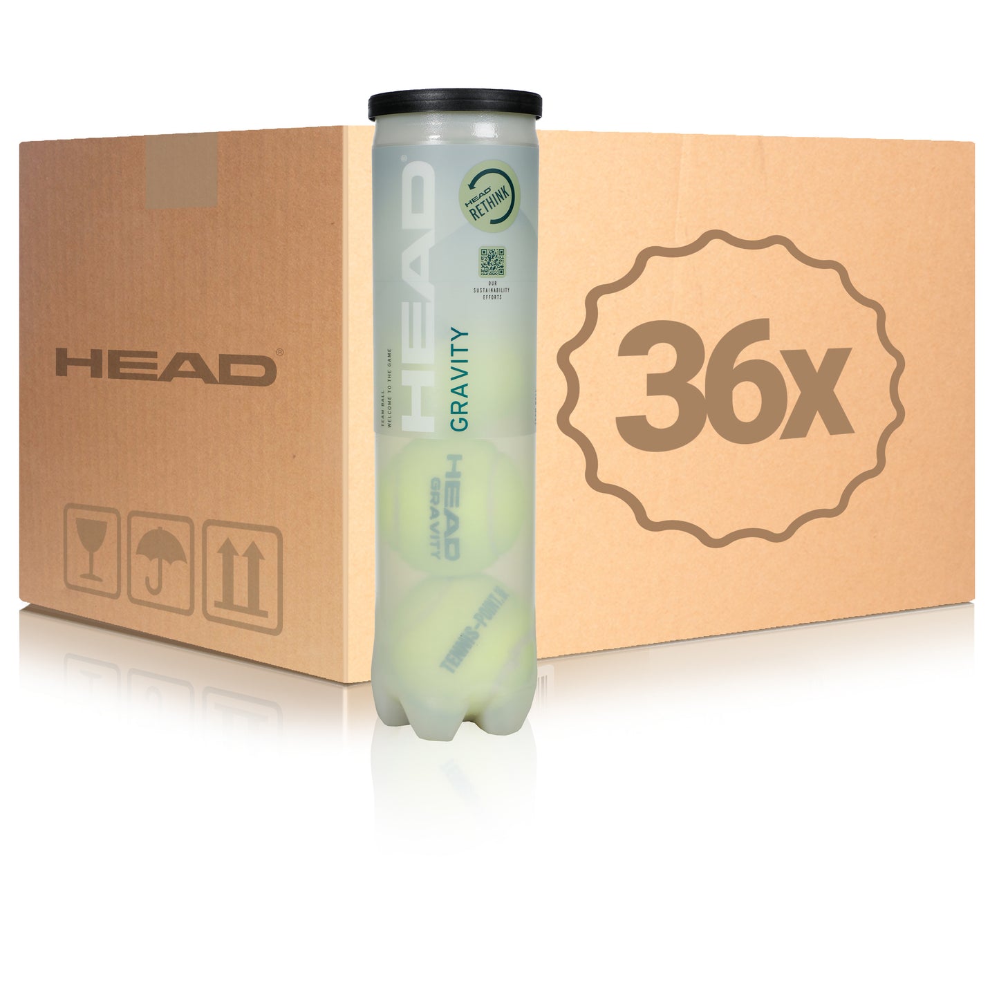HEAD 36x 4 Ball Tube Gravity HEAD 36x 4 Ball Tube Gravity