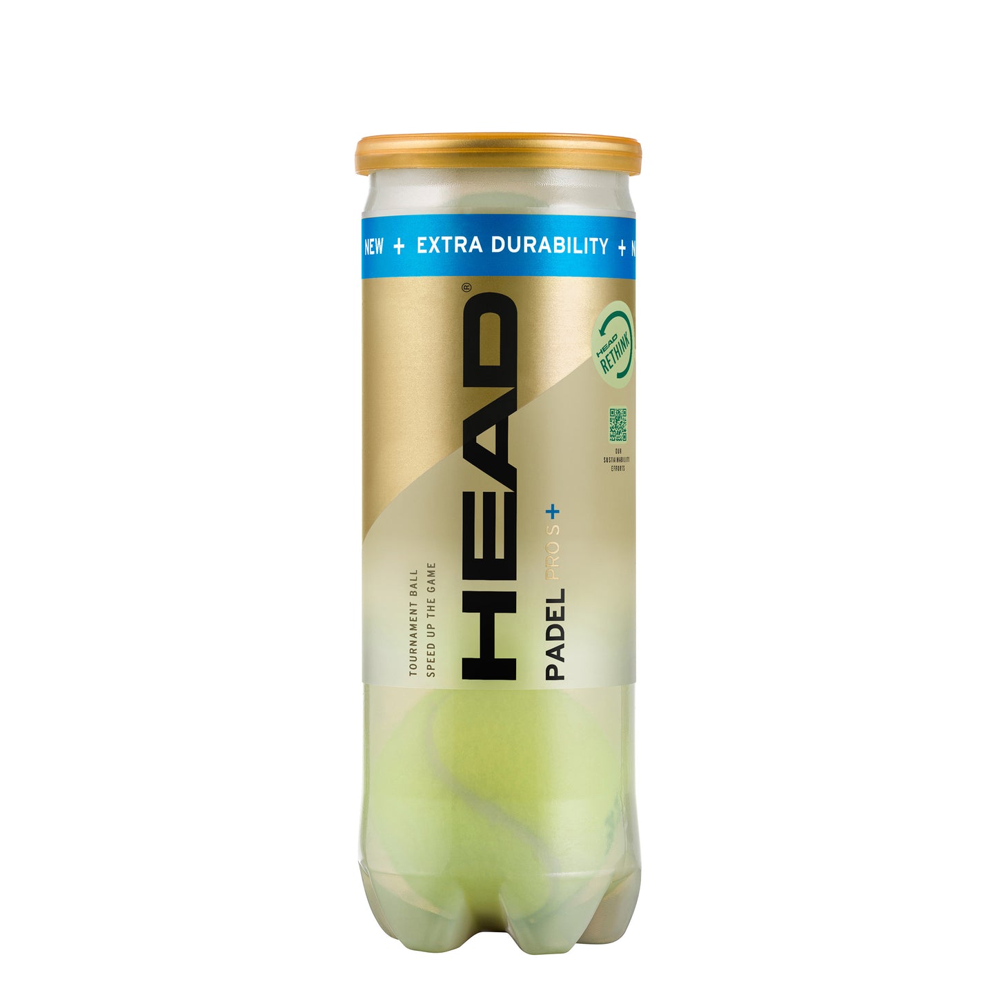 HEAD Padel Pro S+ 3 Ball Tube HEAD Padel Pro S+ 3 Ball Tube