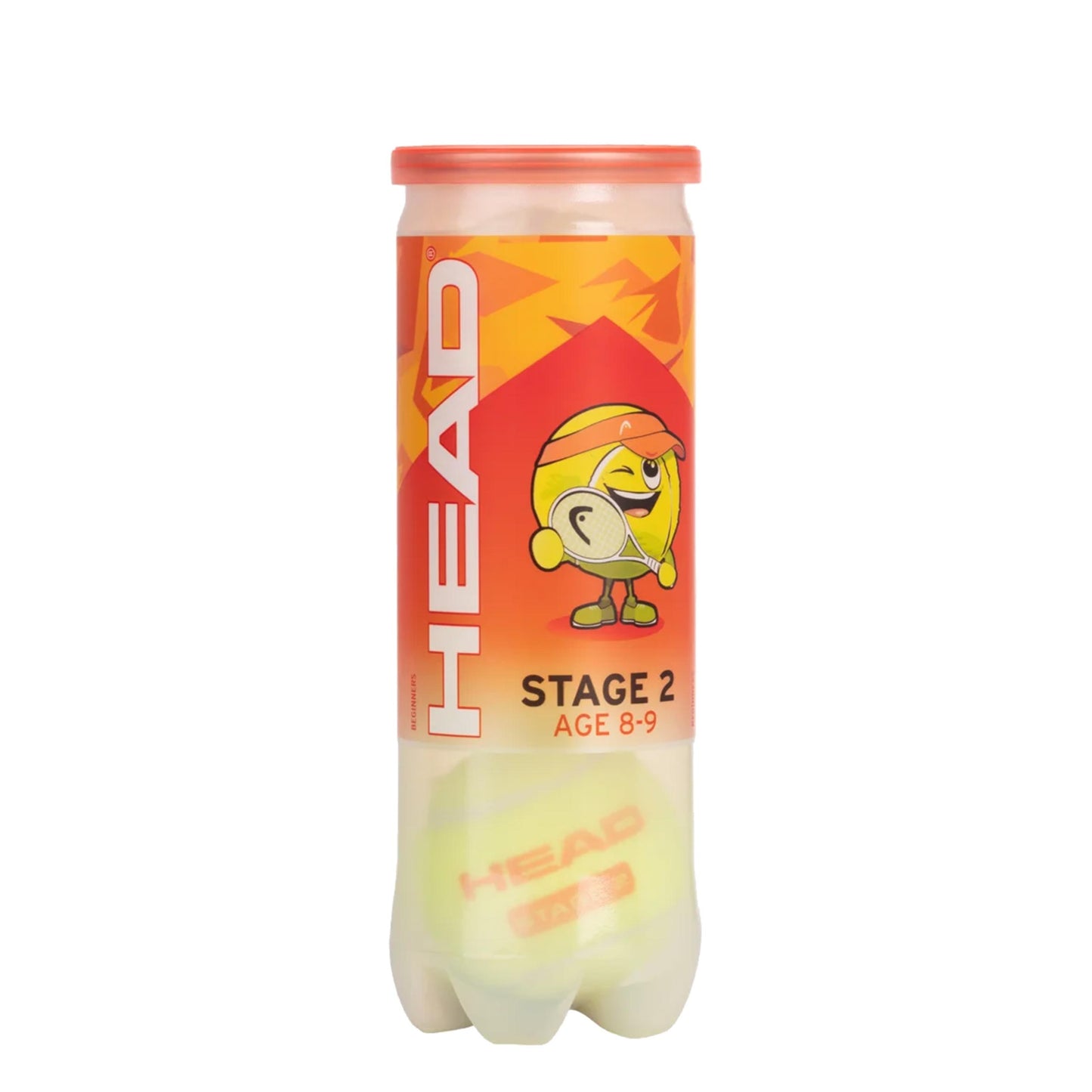 HEAD Stage 2 Orange 3 Ball Tube HEAD Stage 2 Orange 3 Ball Tube