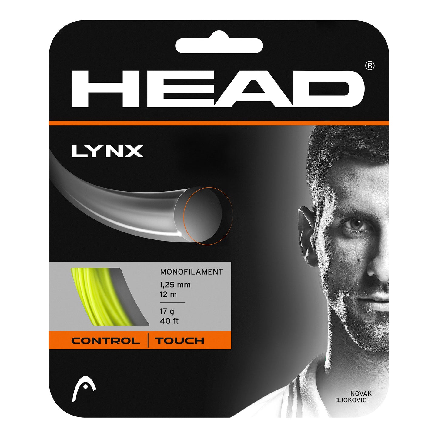 HEAD Lynx String Set 12m-Neon Yellow HEAD Lynx String Set 12m-Neon Yellow
