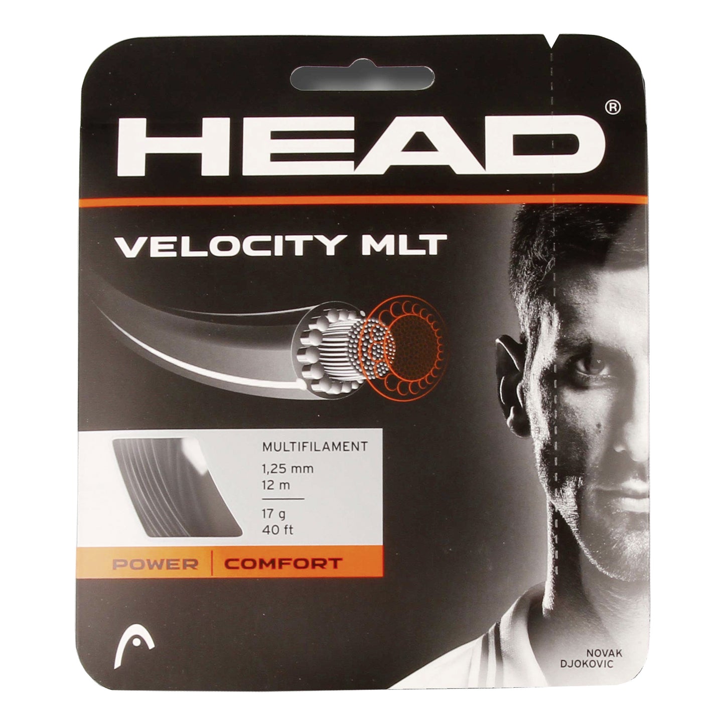 HEAD Velocity MLT String Set 12m-Black HEAD Velocity MLT String Set 12m-Black