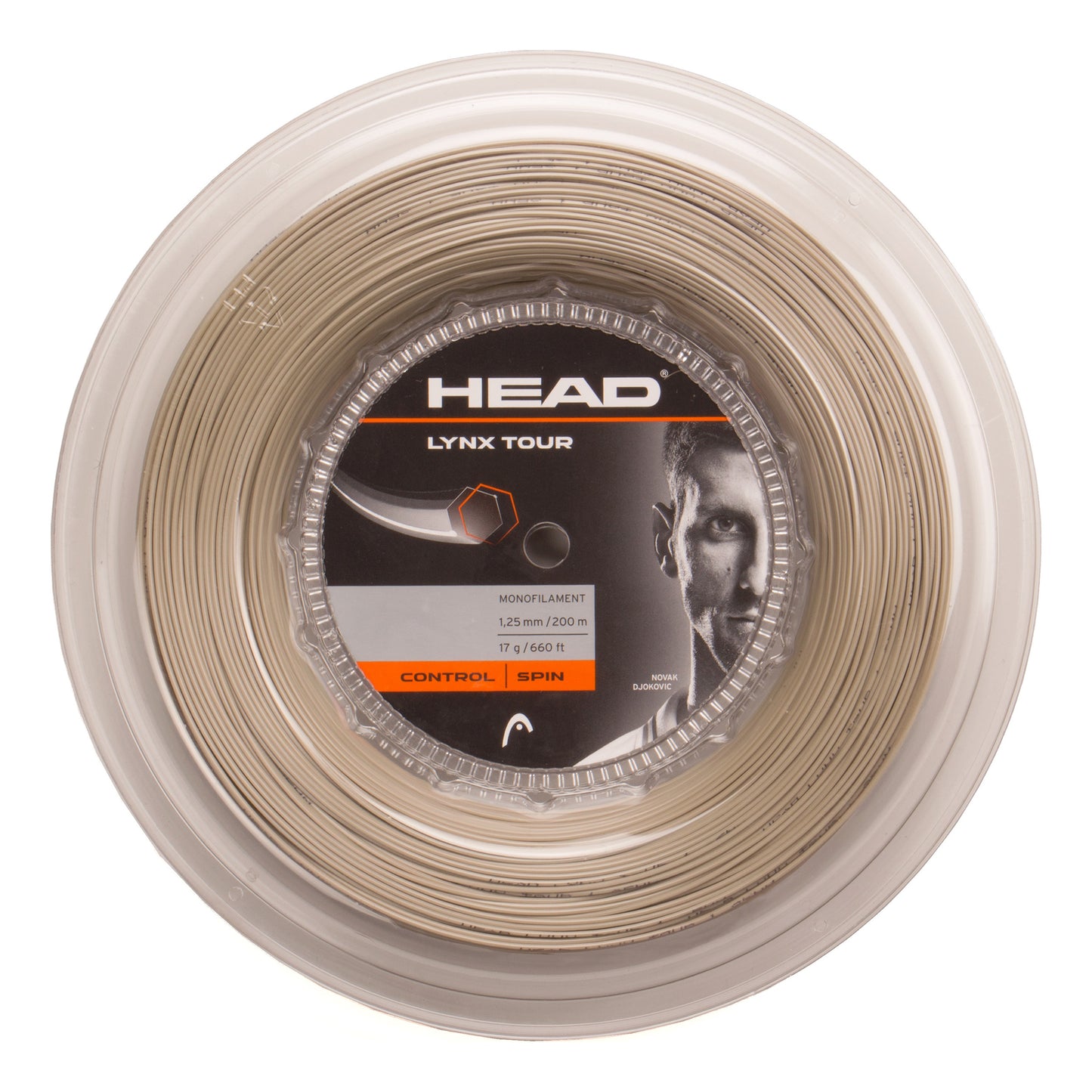 HEAD Lynx Tour Reel String Reel 200m-Ecru HEAD Lynx Tour Reel String Reel 200m-Ecru