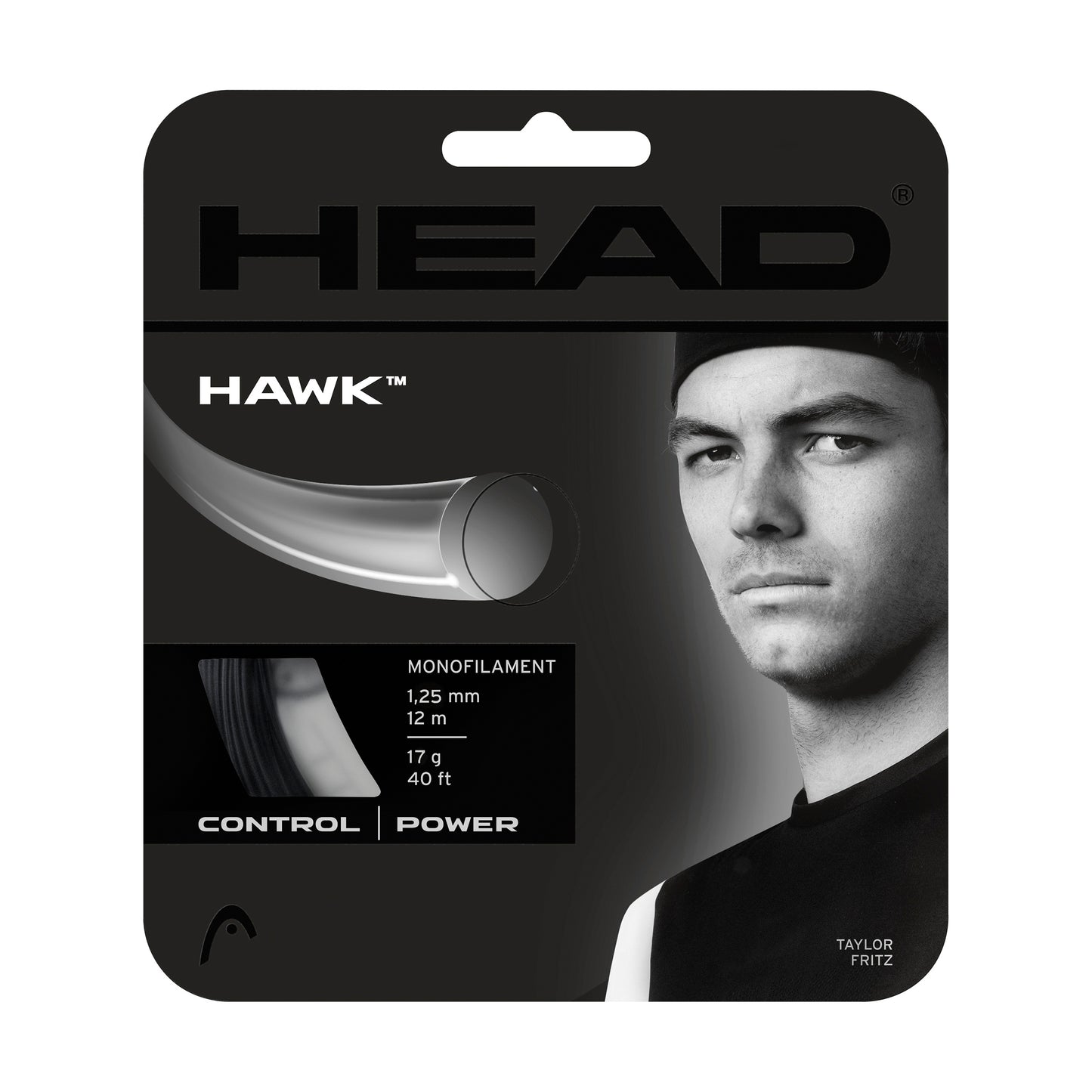 HEAD Hawk String Set 12m-Black HEAD Hawk String Set 12m-Black