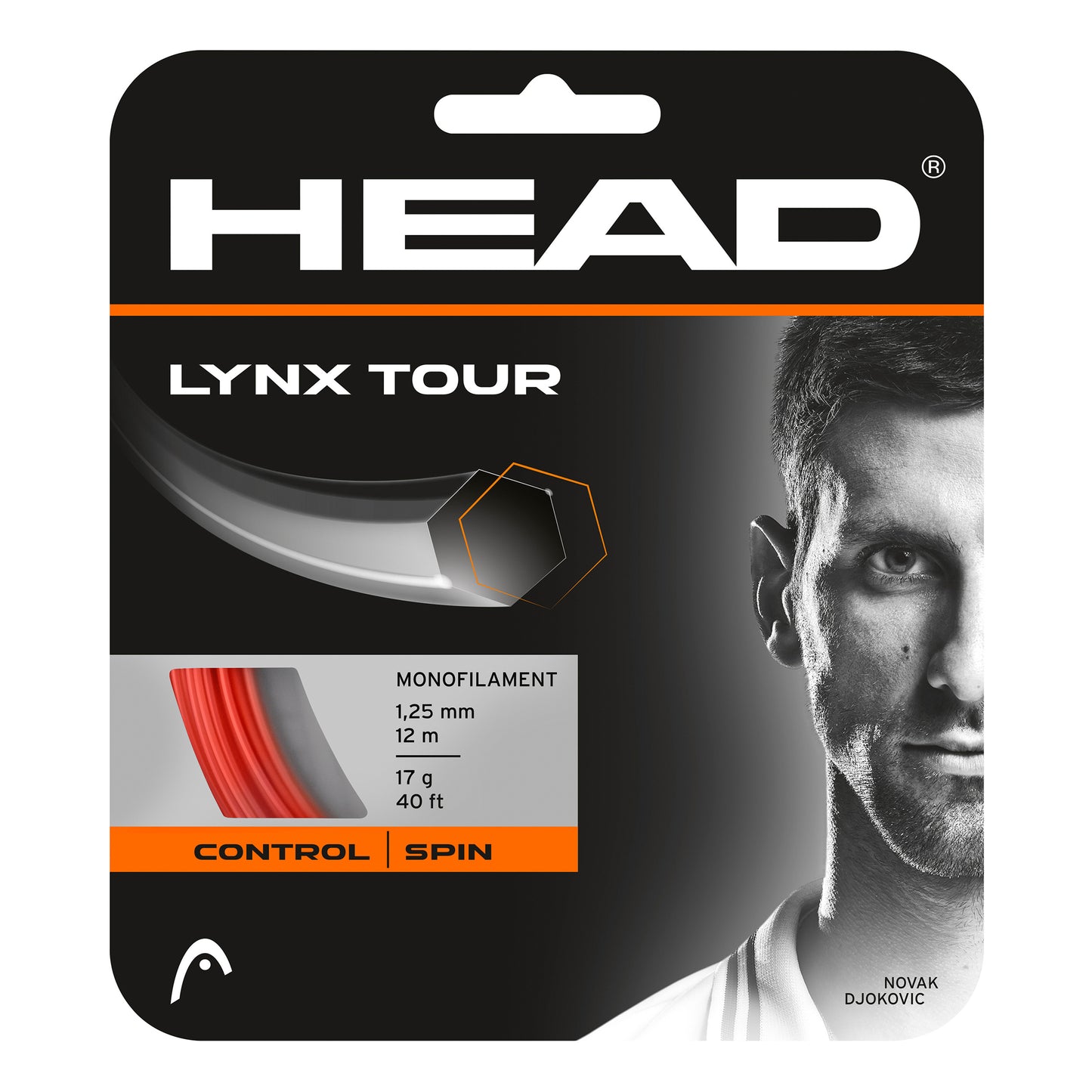 HEAD Lynx Tour String Set 12m-Orange HEAD Lynx Tour String Set 12m-Orange
