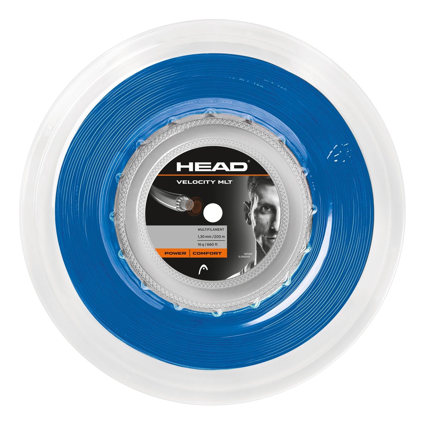 HEAD Velocity MLT String reel 200m - blue HEAD Velocity MLT String reel 200m - blue