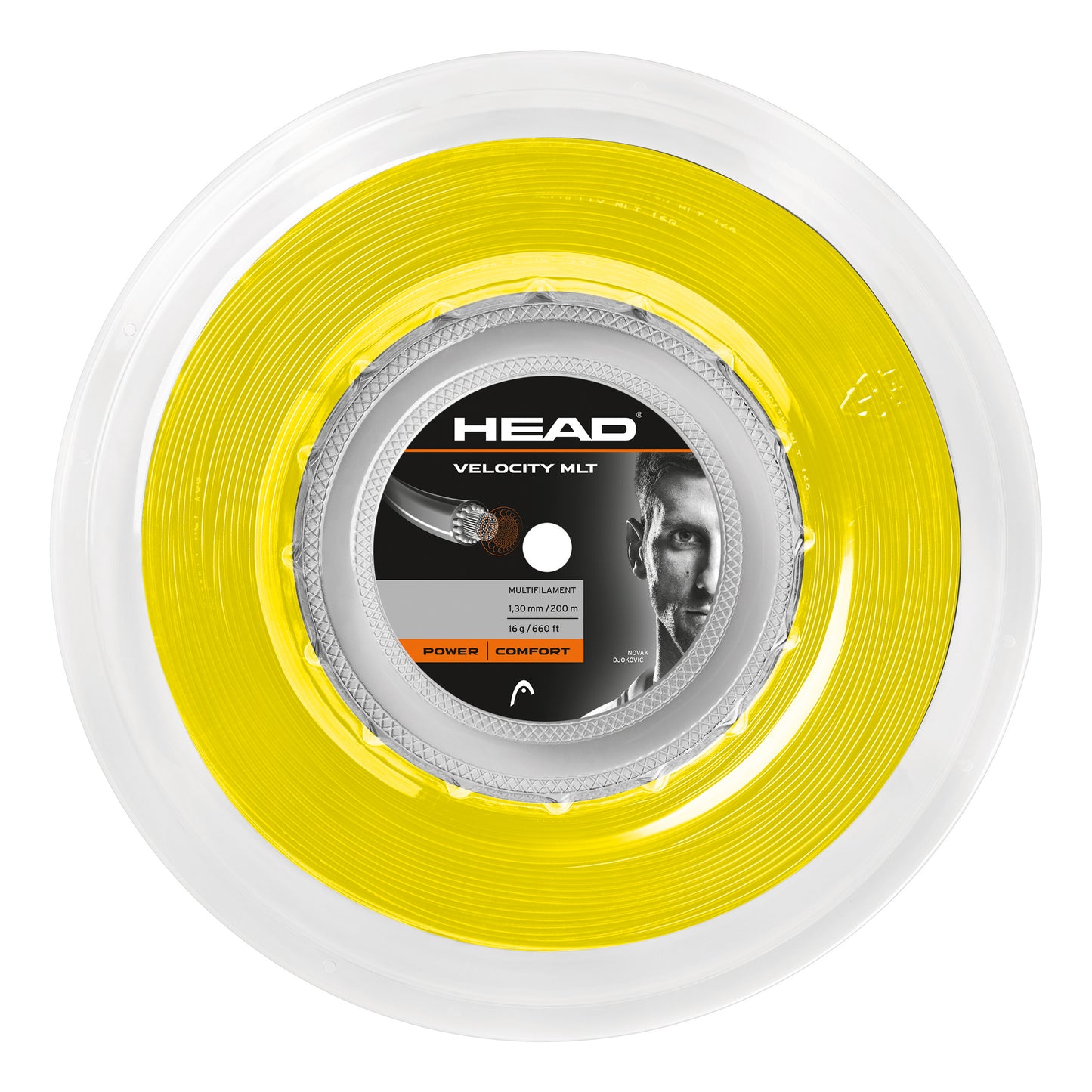 HEAD Velocity MLT String Reel 200m-Yellow HEAD Velocity MLT String Reel 200m-Yellow