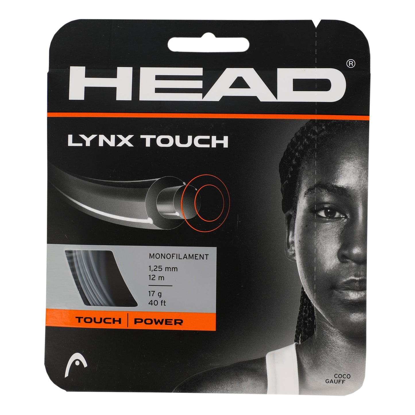 HEAD Lynx Touch String set 12m - anthracite HEAD Lynx Touch String set 12m - anthracite