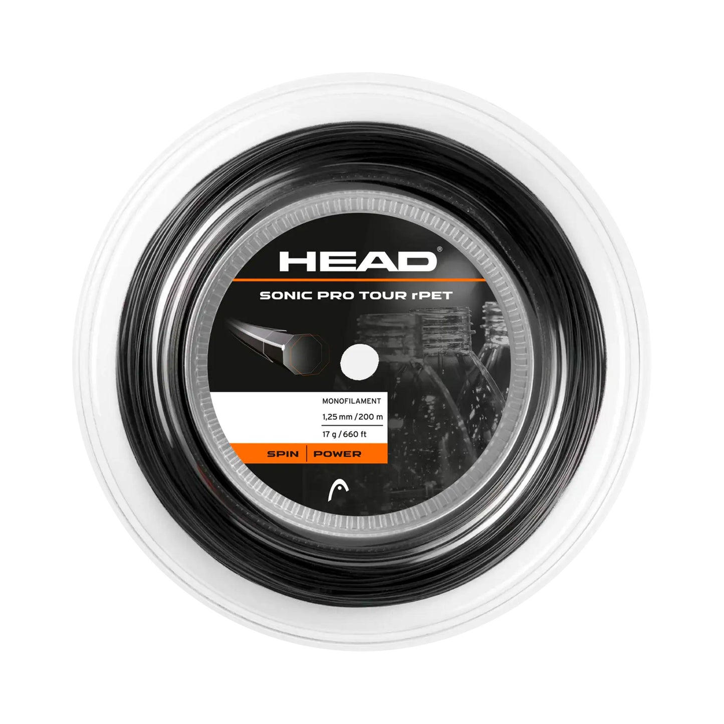 HEAD Sonic Pro Touch String reel 200m - anthracite HEAD Sonic Pro Touch String reel 200m - anthracite