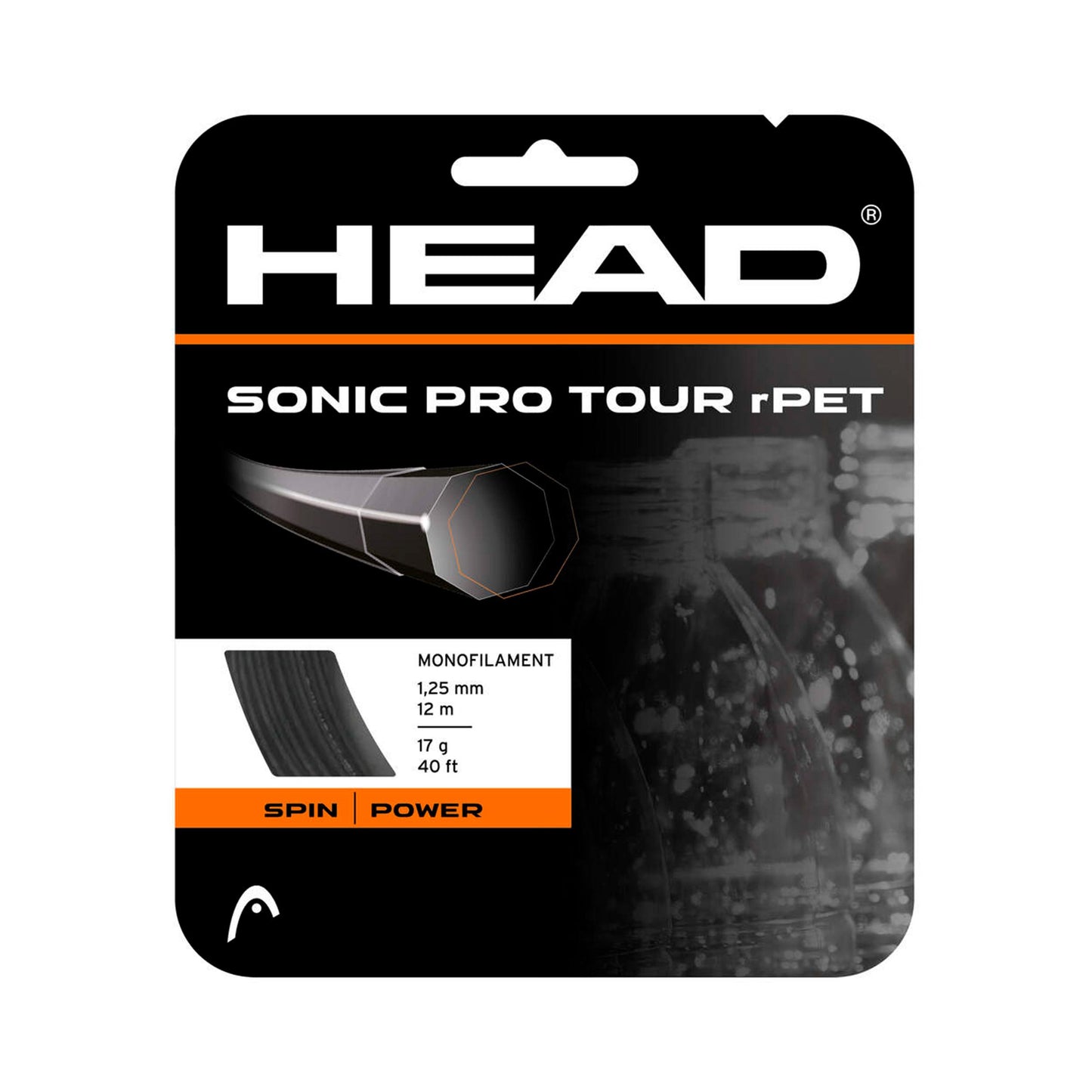 HEAD Sonic Pro Touch String set 12m - anthracite HEAD Sonic Pro Touch String set 12m - anthracite