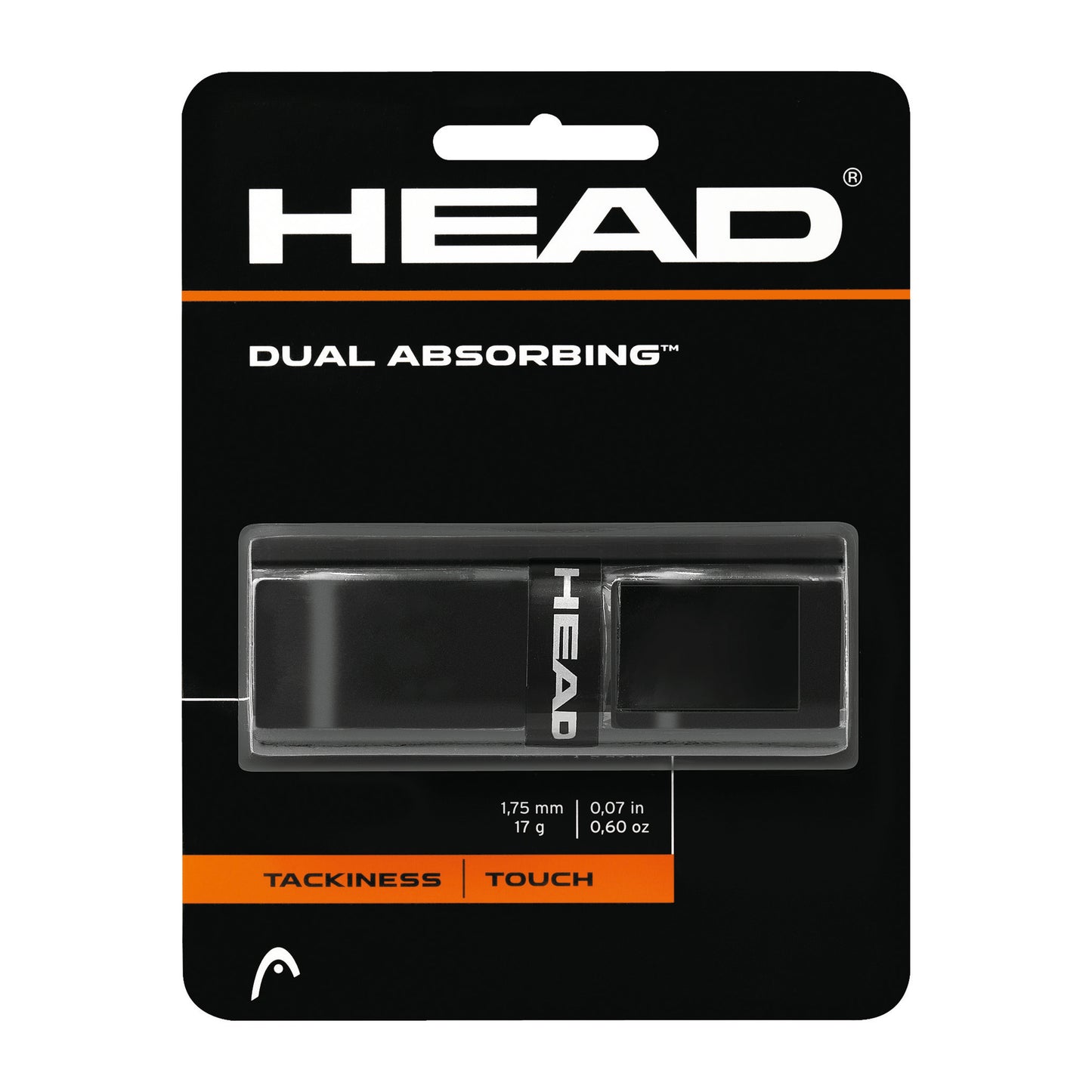 HEAD Dual Absorbing 1 Pack-Black HEAD Dual Absorbing 1 Pack-Black