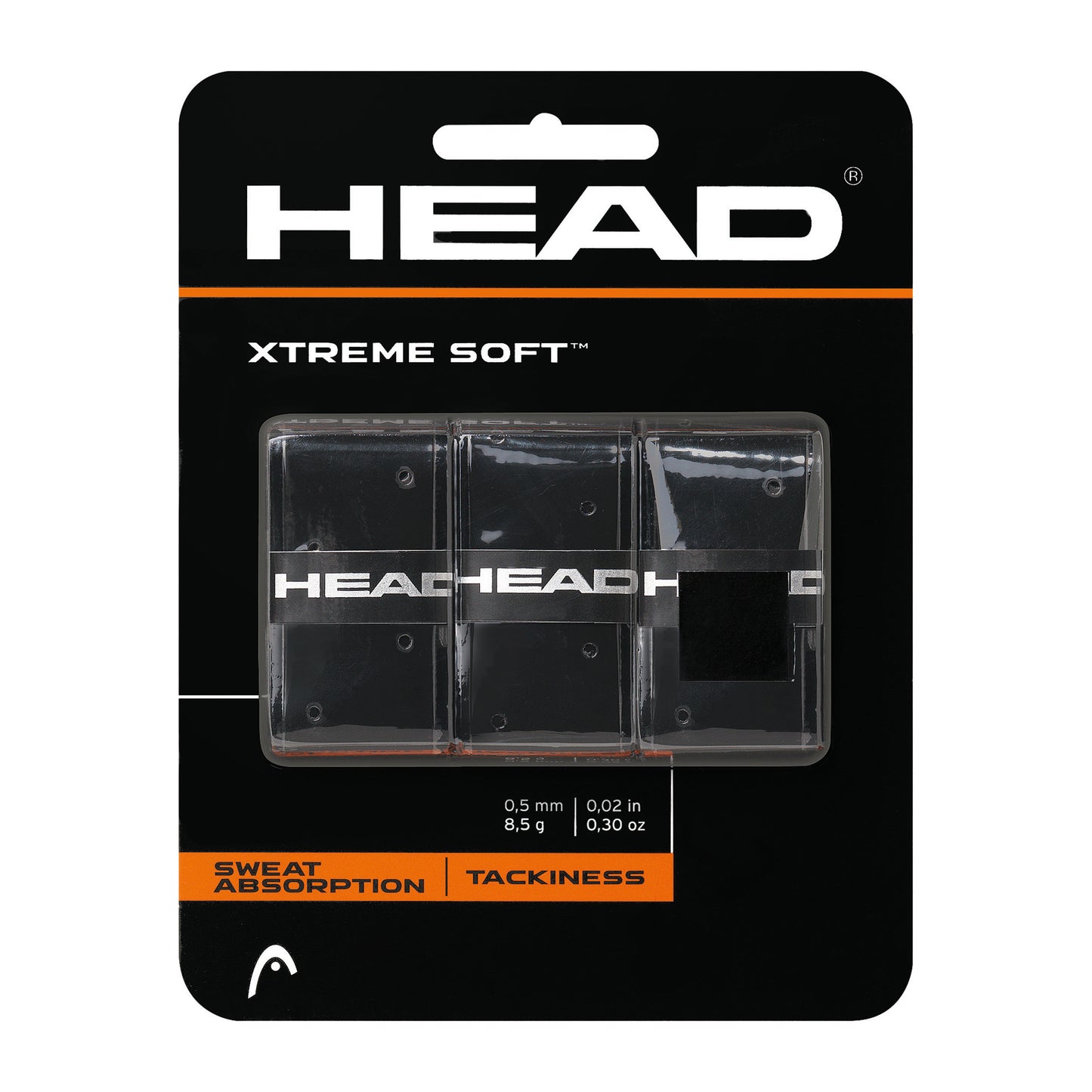 HEAD Xtreme Soft 3 Pack - black HEAD Xtreme Soft 3 Pack - black