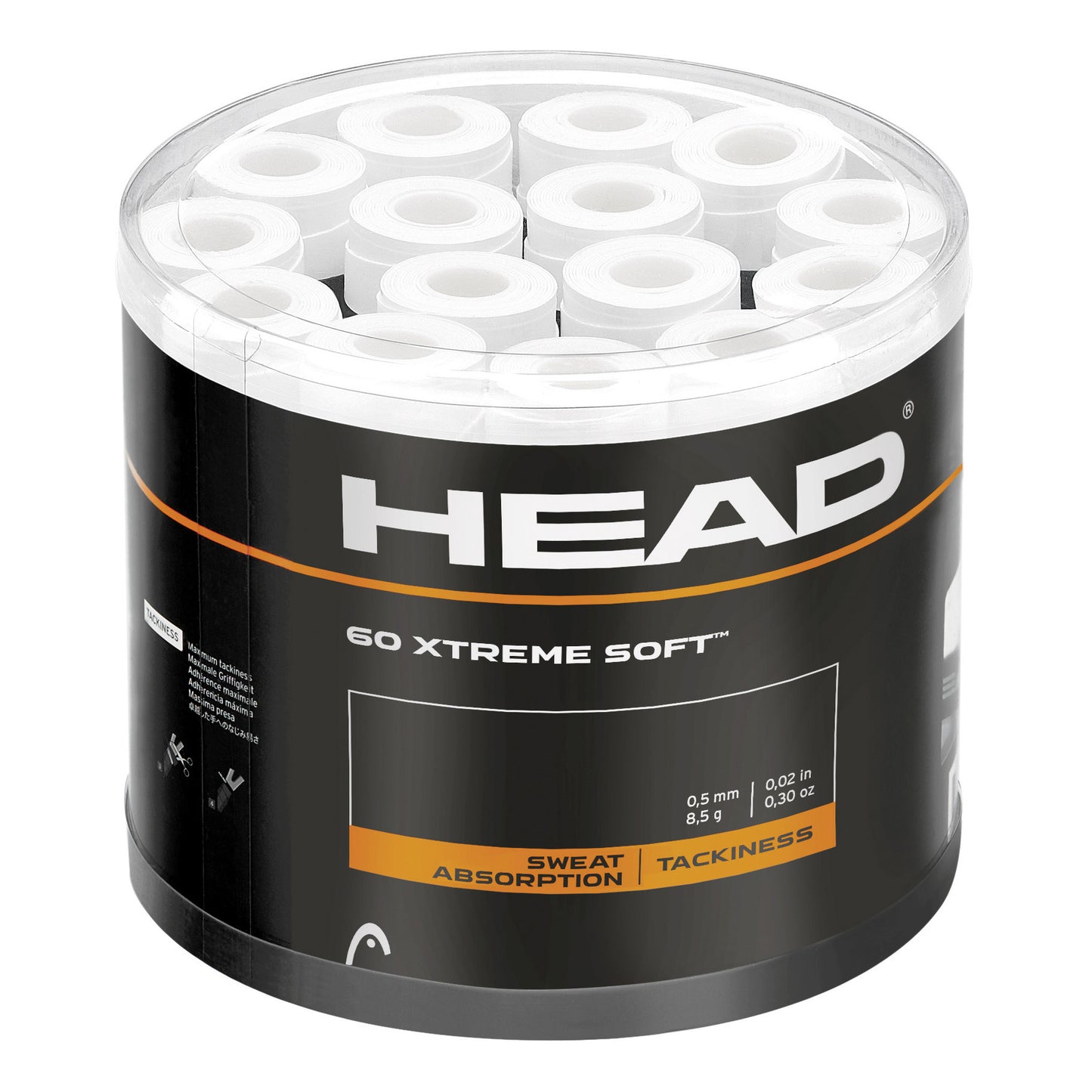 HEAD Xtreme Soft 60 Pack - white HEAD Xtreme Soft 60 Pack - white