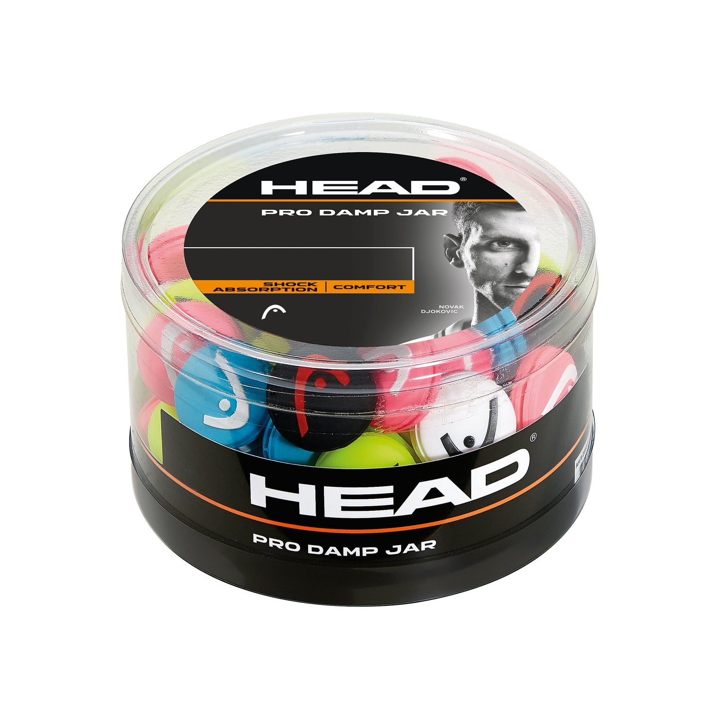 HEAD Pro Damp Mixed Dampener Box Of 70 Pcs-Multicoloured HEAD Pro Damp Mixed Dampener Box Of 70 Pcs-Multicoloured
