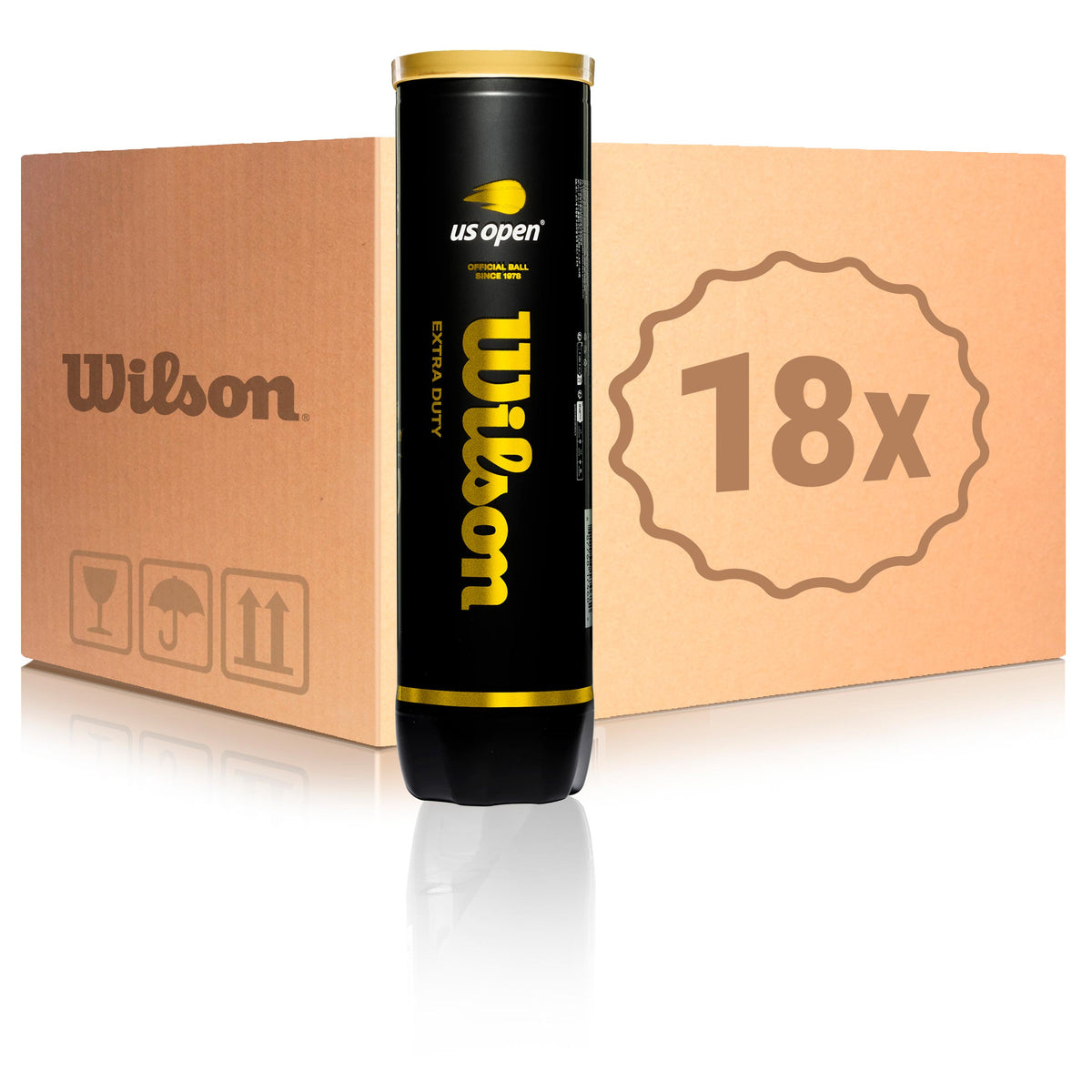 Wilson 18x 4 Ball Tube US Open in a box Wilson 18x 4 Ball Tube US Open in a box