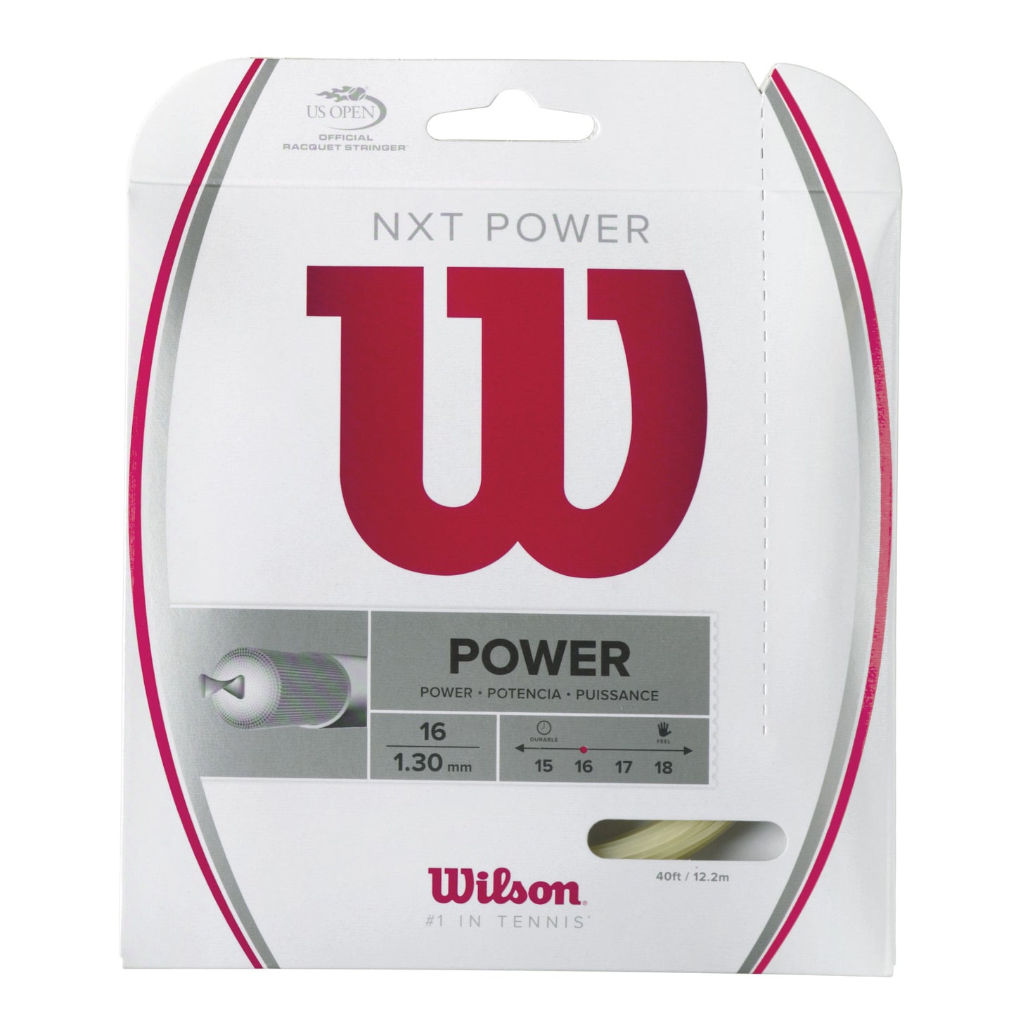 Wilson NXT Power String Set 12,2m-Ecru Wilson NXT Power String Set 12,2m-Ecru