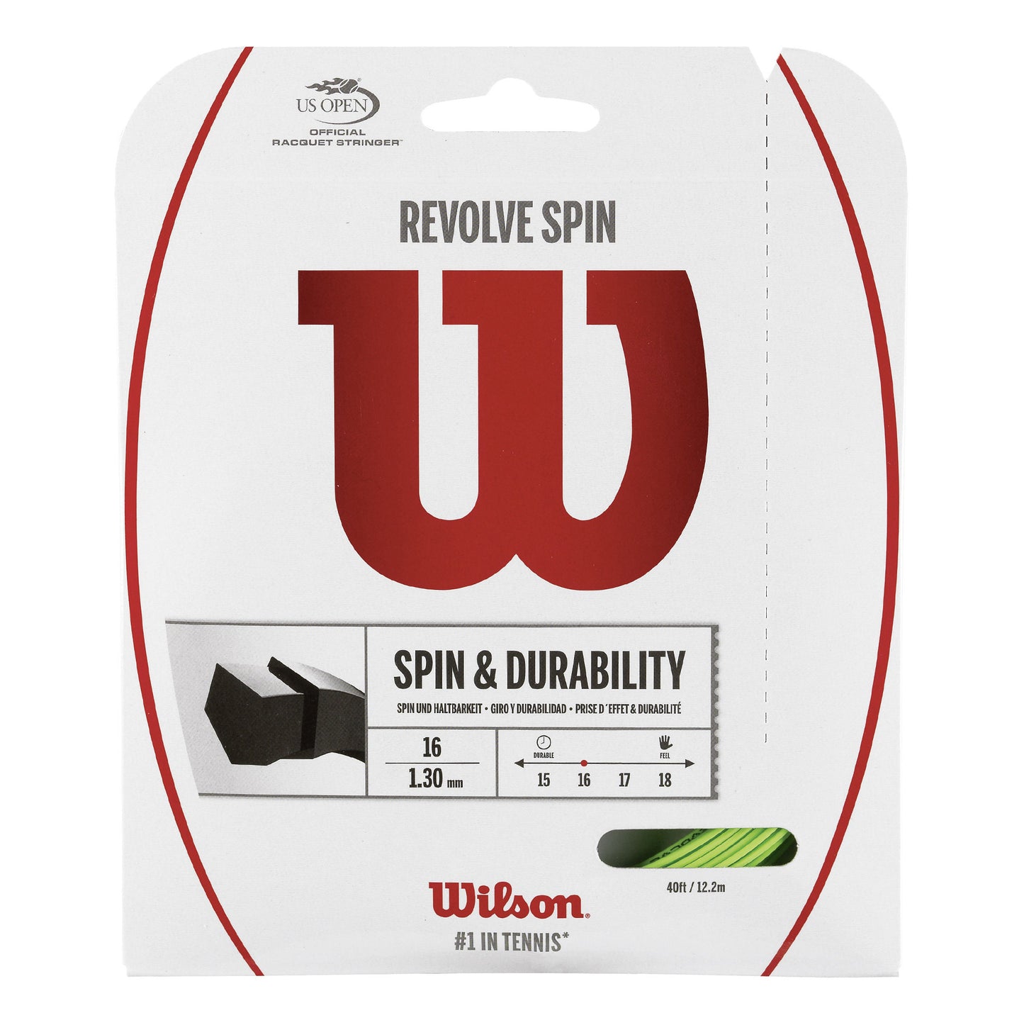 Wilson Revolve Spin String Set 12,2m-Green Wilson Revolve Spin String Set 12,2m-Green