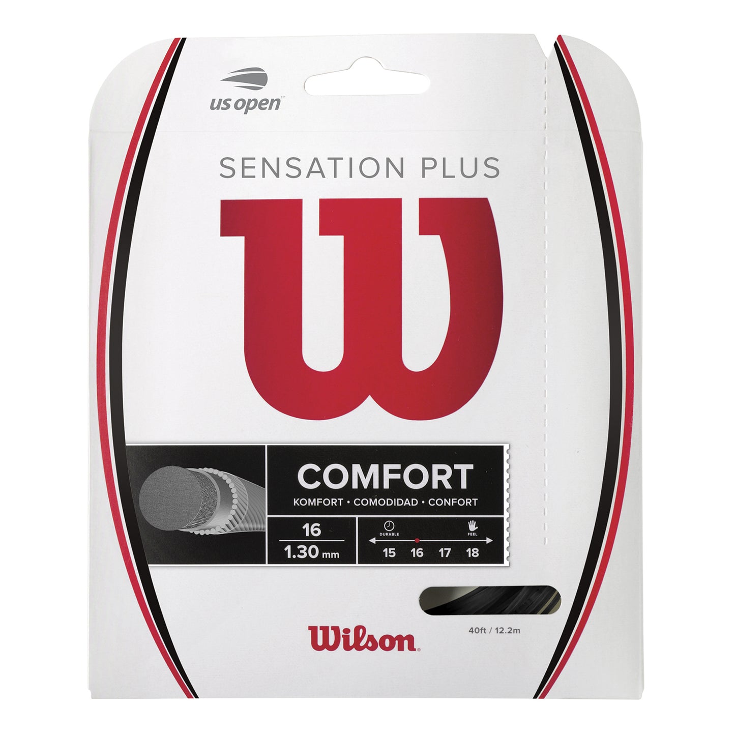 Wilson Sensation Plus String Set 12,2m-Black Wilson Sensation Plus String Set 12,2m-Black