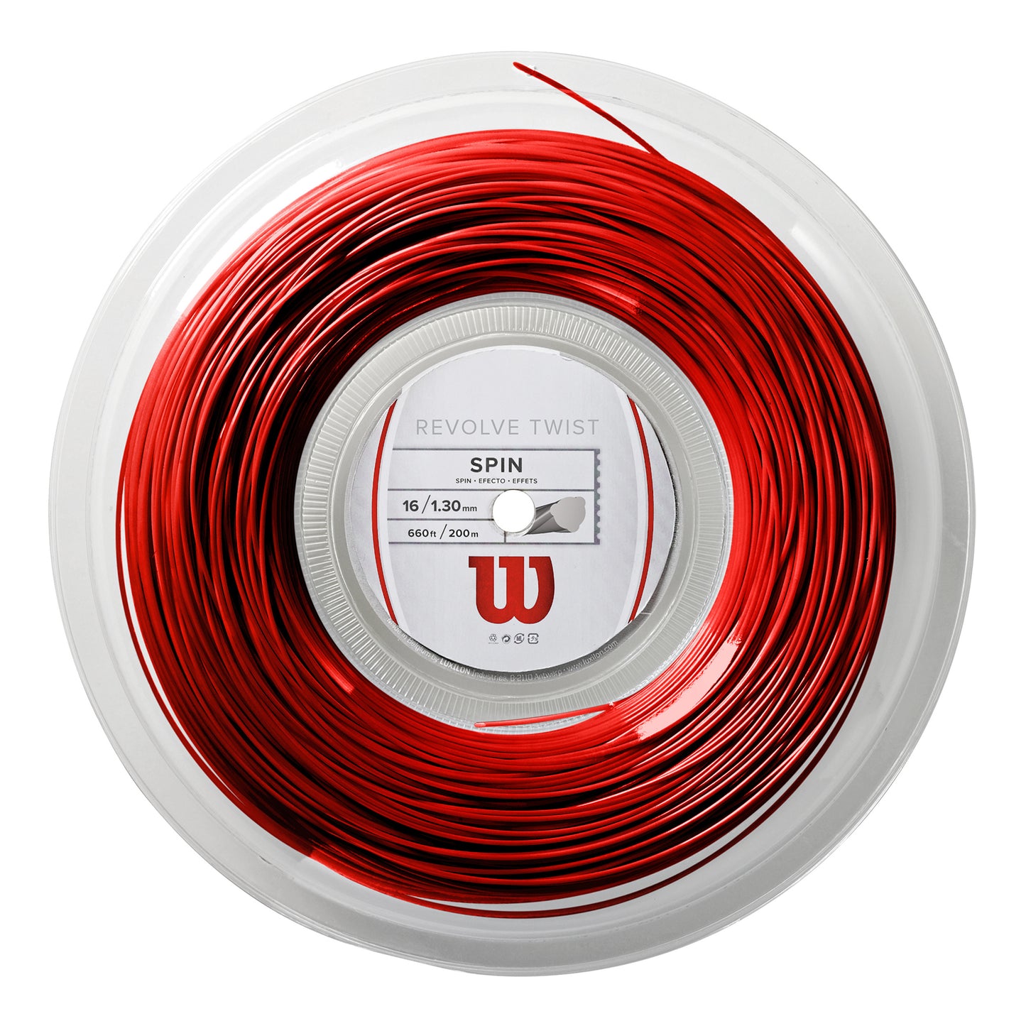 Wilson Revolve Twist String Reel 200m-Red Wilson Revolve Twist String Reel 200m-Red