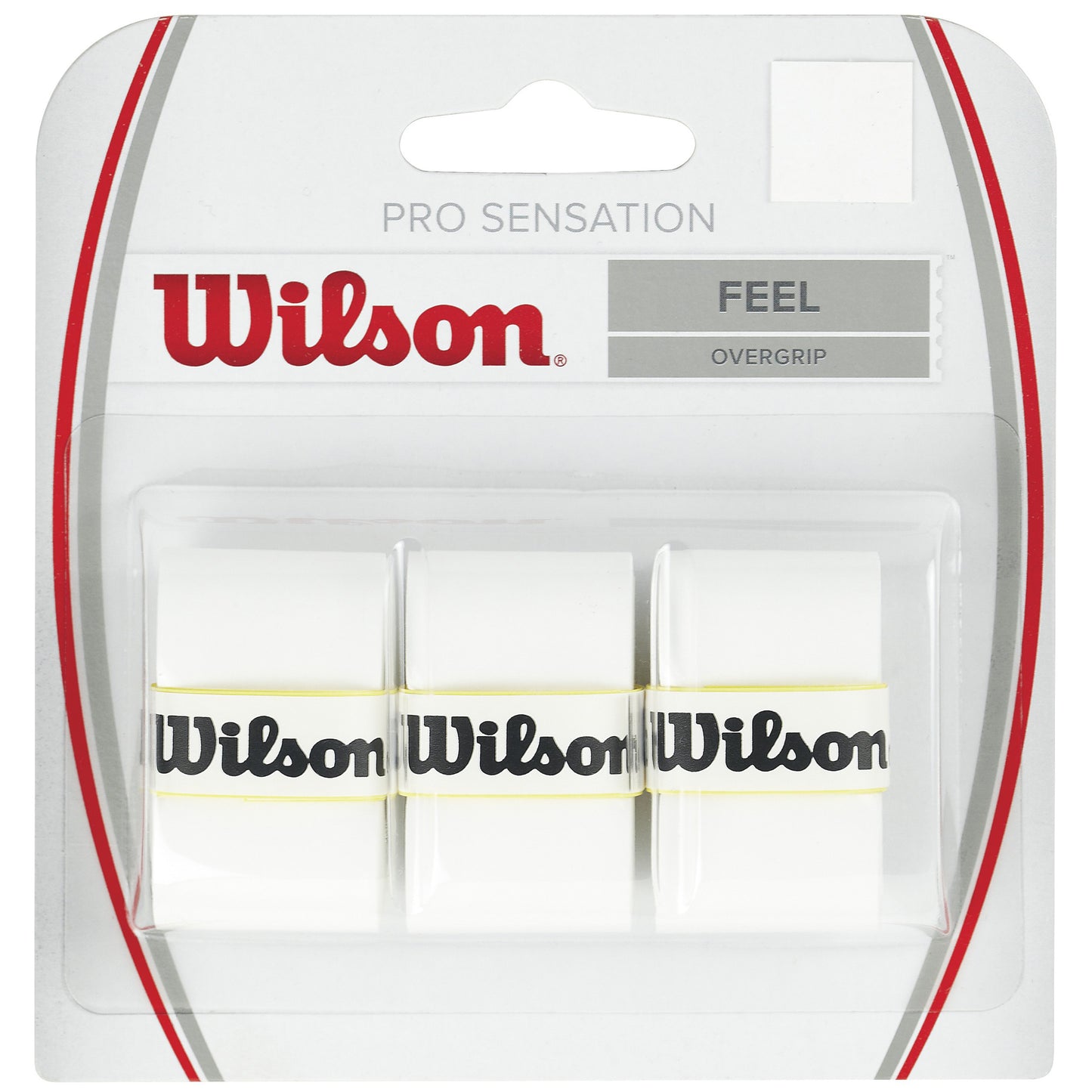 Wilson Pro Overgrip Sensation 3 Pack-White Wilson Pro Overgrip Sensation 3 Pack-White