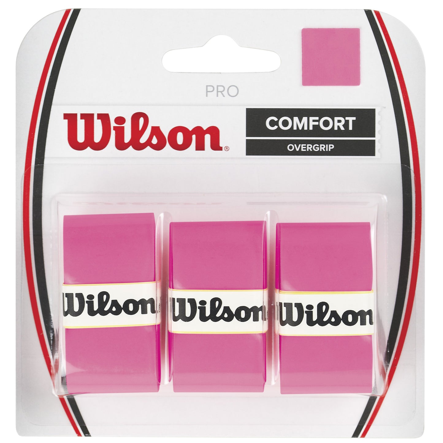 Wilson Pro Overgrip 3 Pack-Pink Wilson Pro Overgrip 3 Pack-Pink