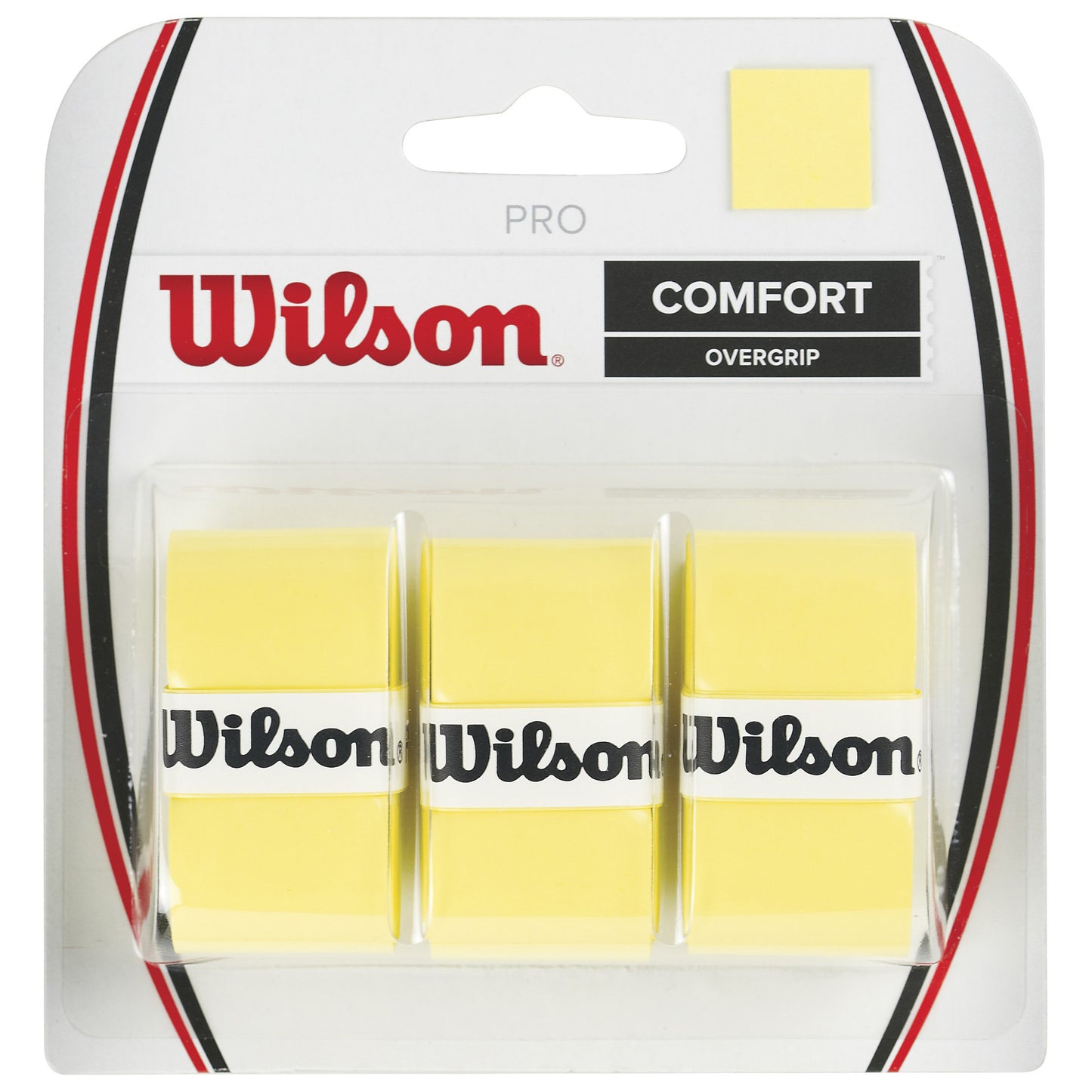 Wilson Pro Overgrip 3 Pack - yellow Wilson Pro Overgrip 3 Pack - yellow