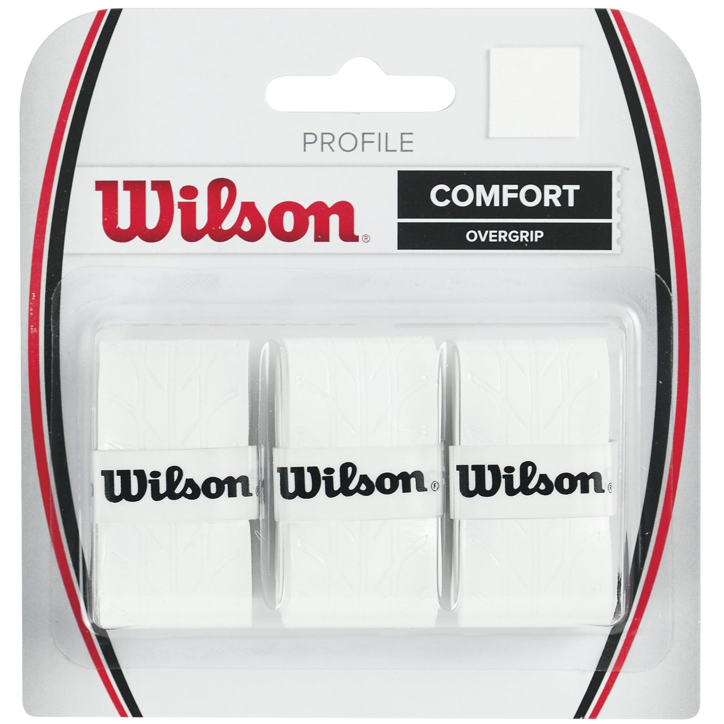 Wilson Profile Overgrip 3 Pack-White Wilson Profile Overgrip 3 Pack-White