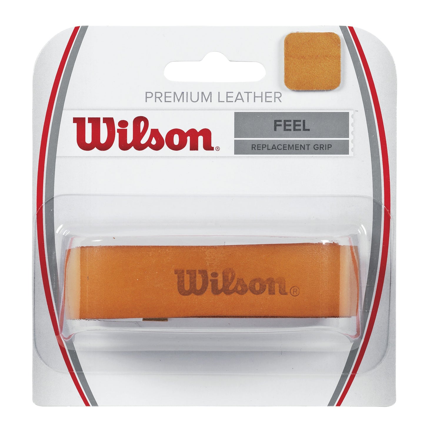 Wilson Premium Leather Replacement Grip 1 Pack-Brown Wilson Premium Leather Replacement Grip 1 Pack-Brown