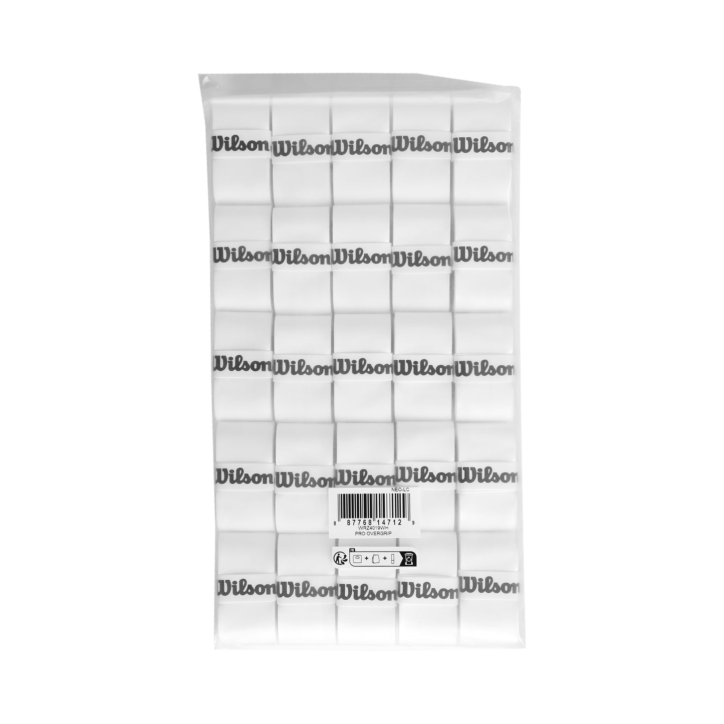 Wilson Pro Overgrip 50 Pack - white Wilson Pro Overgrip 50 Pack - white