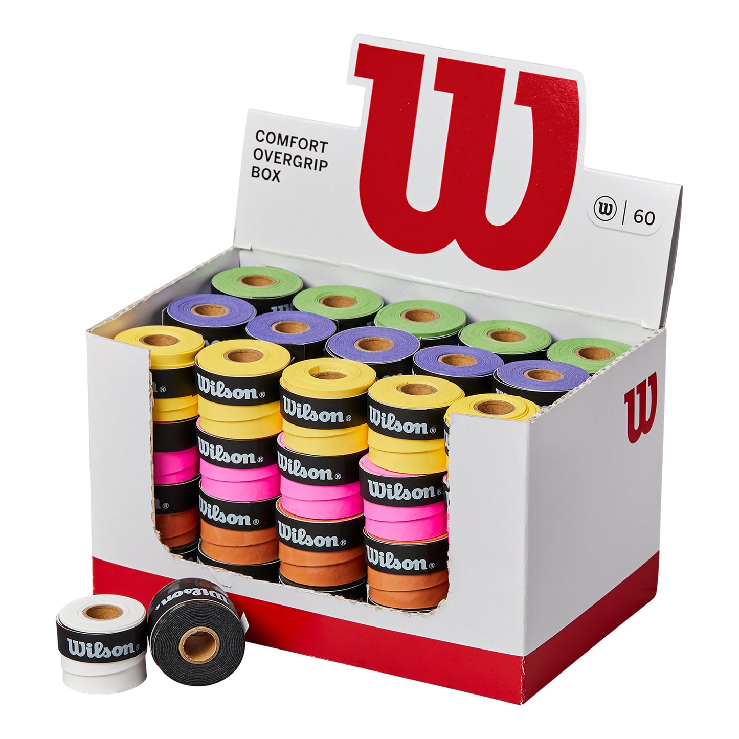 Wilson Ultra Overgrip Box Of 60 Pcs-Multicoloured Wilson Ultra Overgrip Box Of 60 Pcs-Multicoloured