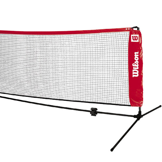 Wilson EZ Tennis Net 6,10m-Black,Red Wilson EZ Tennis Net 6,10m-Black,Red
