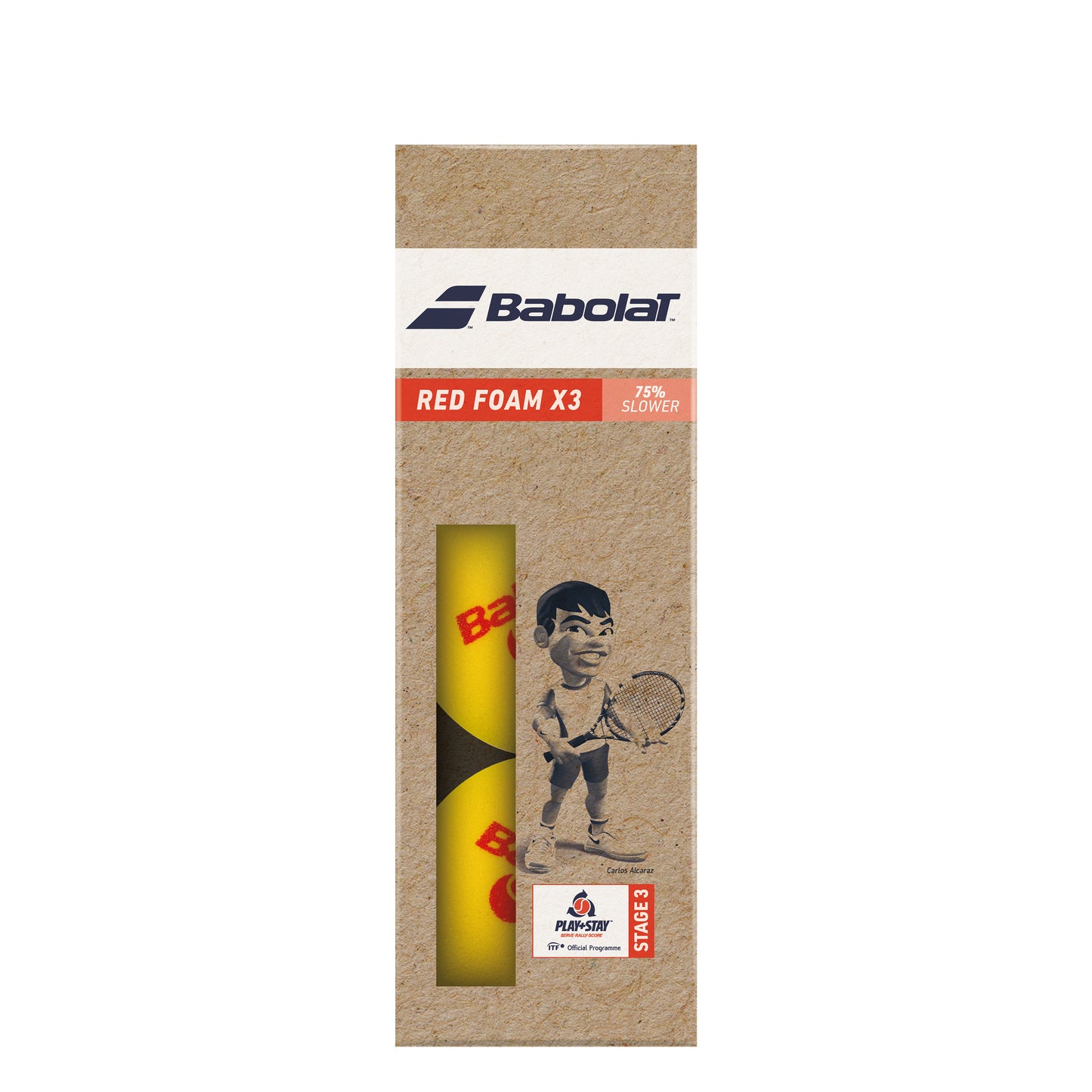 Babolat Red Foam (Stage 3) 3 Pack Babolat Red Foam (Stage 3) 3 Pack