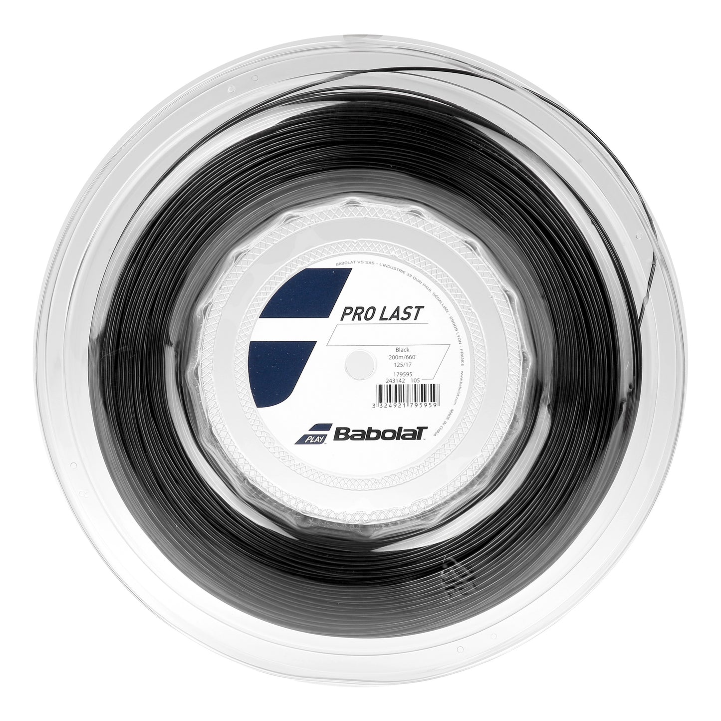 Babolat Pro Last String Reel 200m-Black Babolat Pro Last String Reel 200m-Black