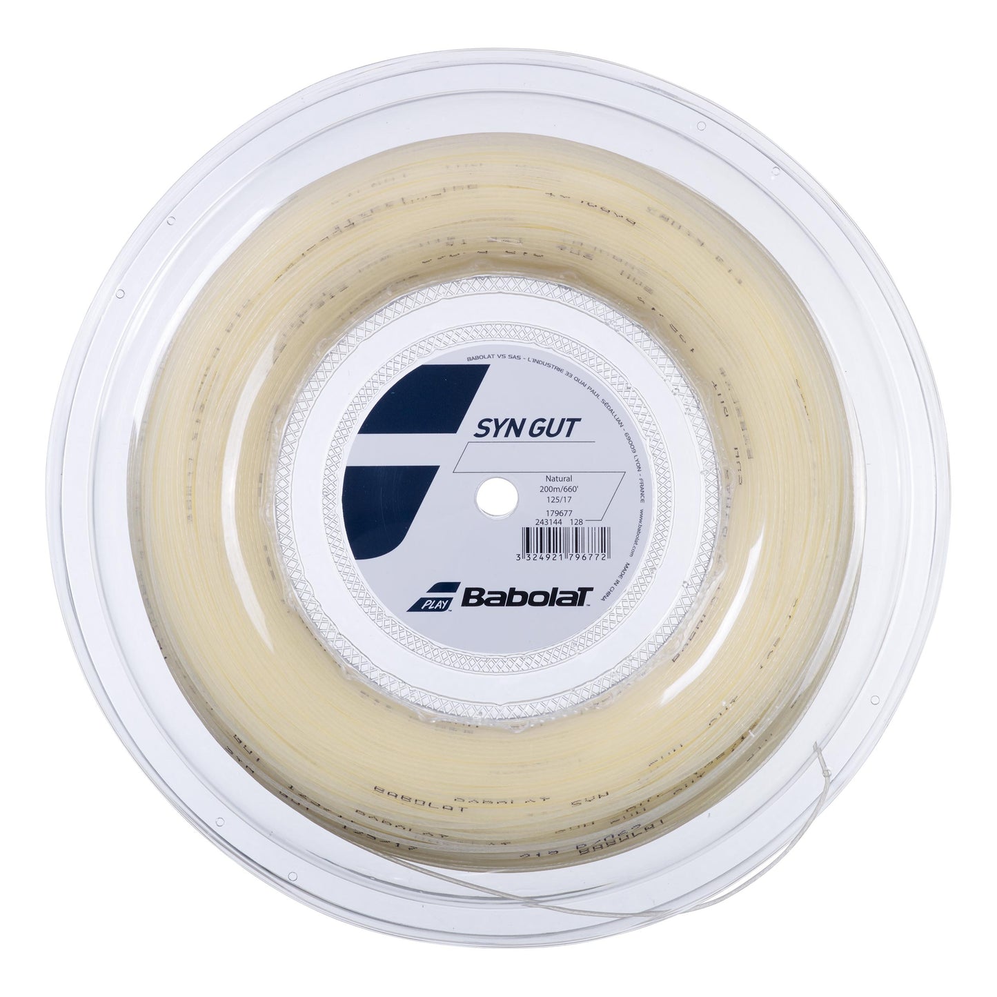 Babolat Syn Gut String Reel 200m-Ecru Babolat Syn Gut String Reel 200m-Ecru