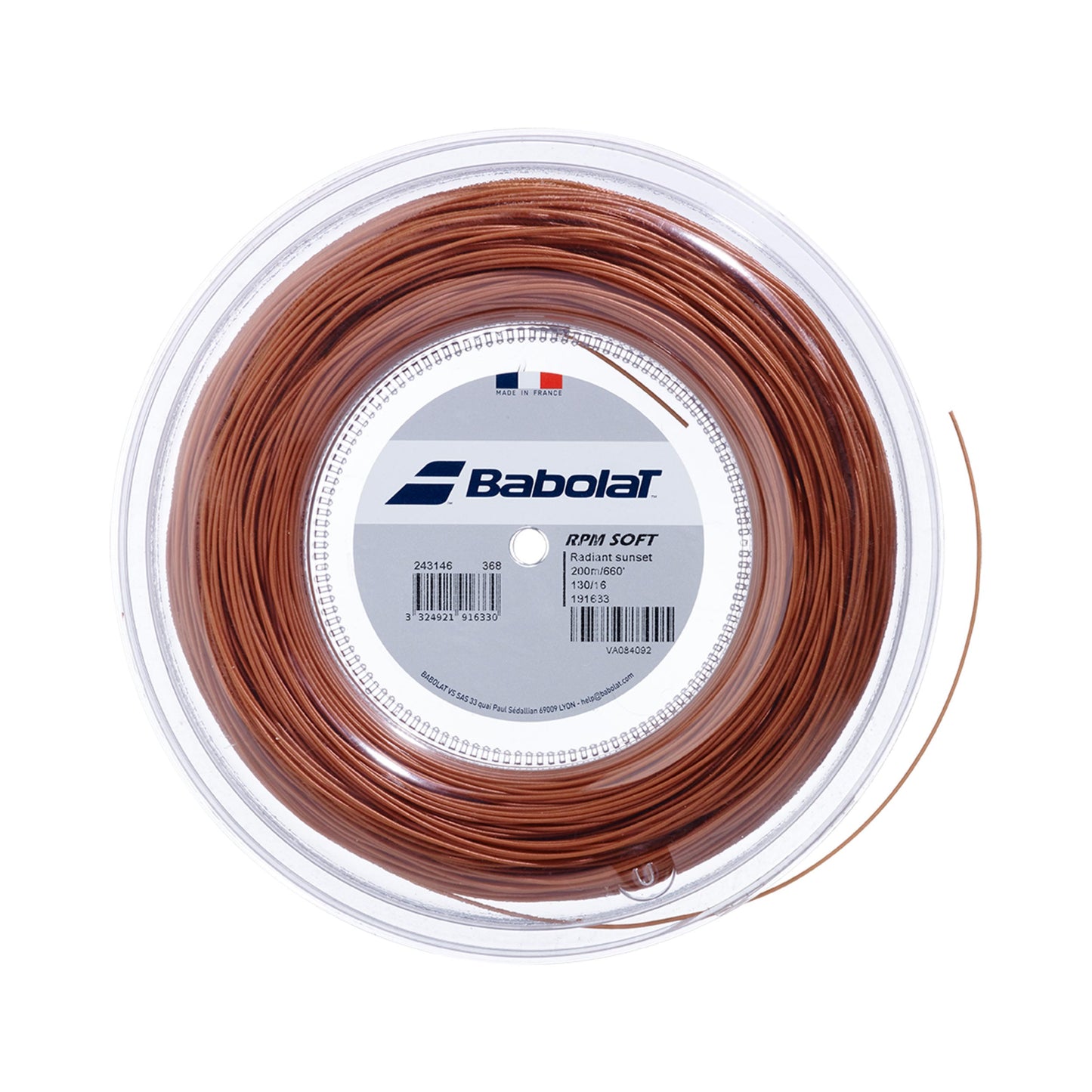 Babolat RPM Soft String Reel 200m-Lightred Babolat RPM Soft String Reel 200m-Lightred