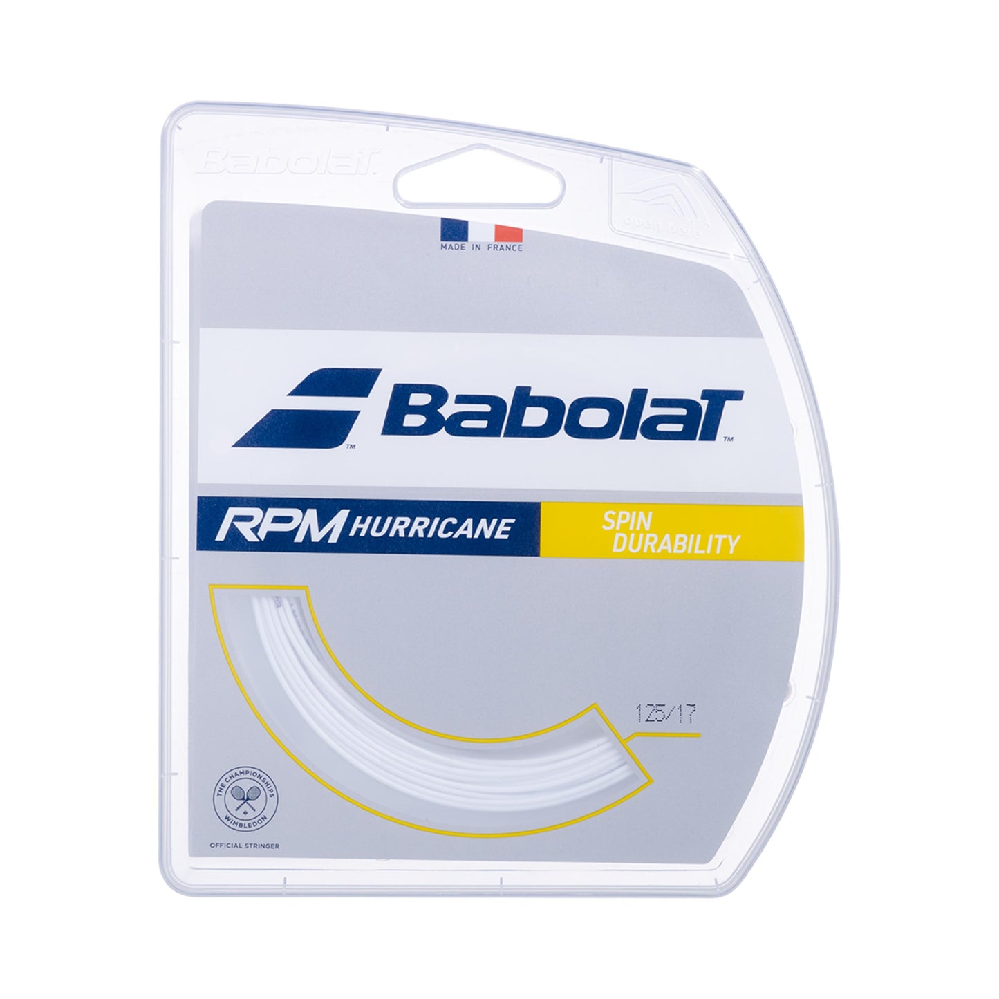 Babolat RPM Hurricane String Set 12m-White Babolat RPM Hurricane String Set 12m-White