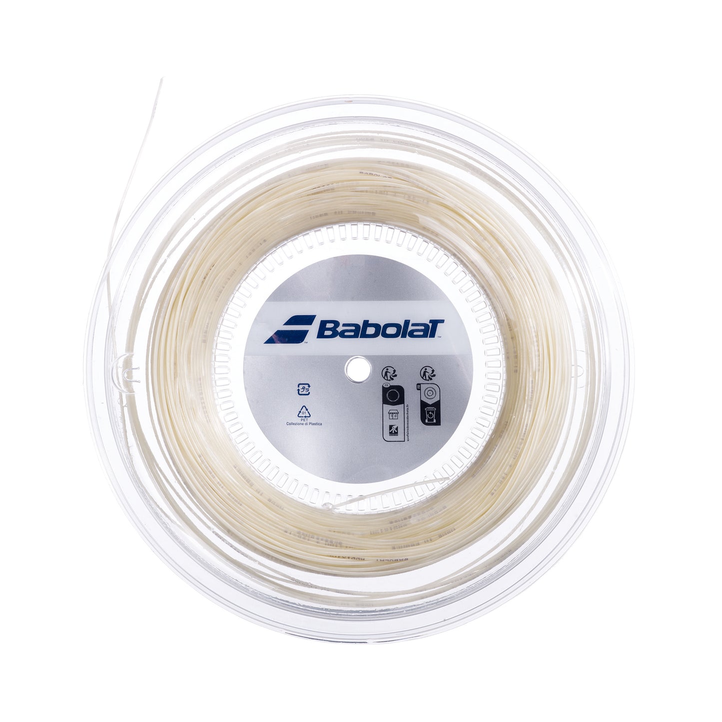 Babolat Addixion String Reel 200m-White Babolat Addixion String Reel 200m-White