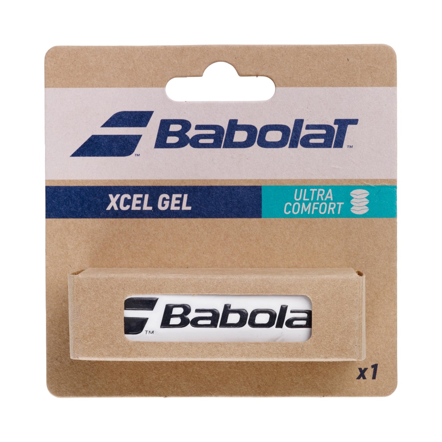 Babolat Xcel Gel 1 Pack-White Babolat Xcel Gel 1 Pack-White